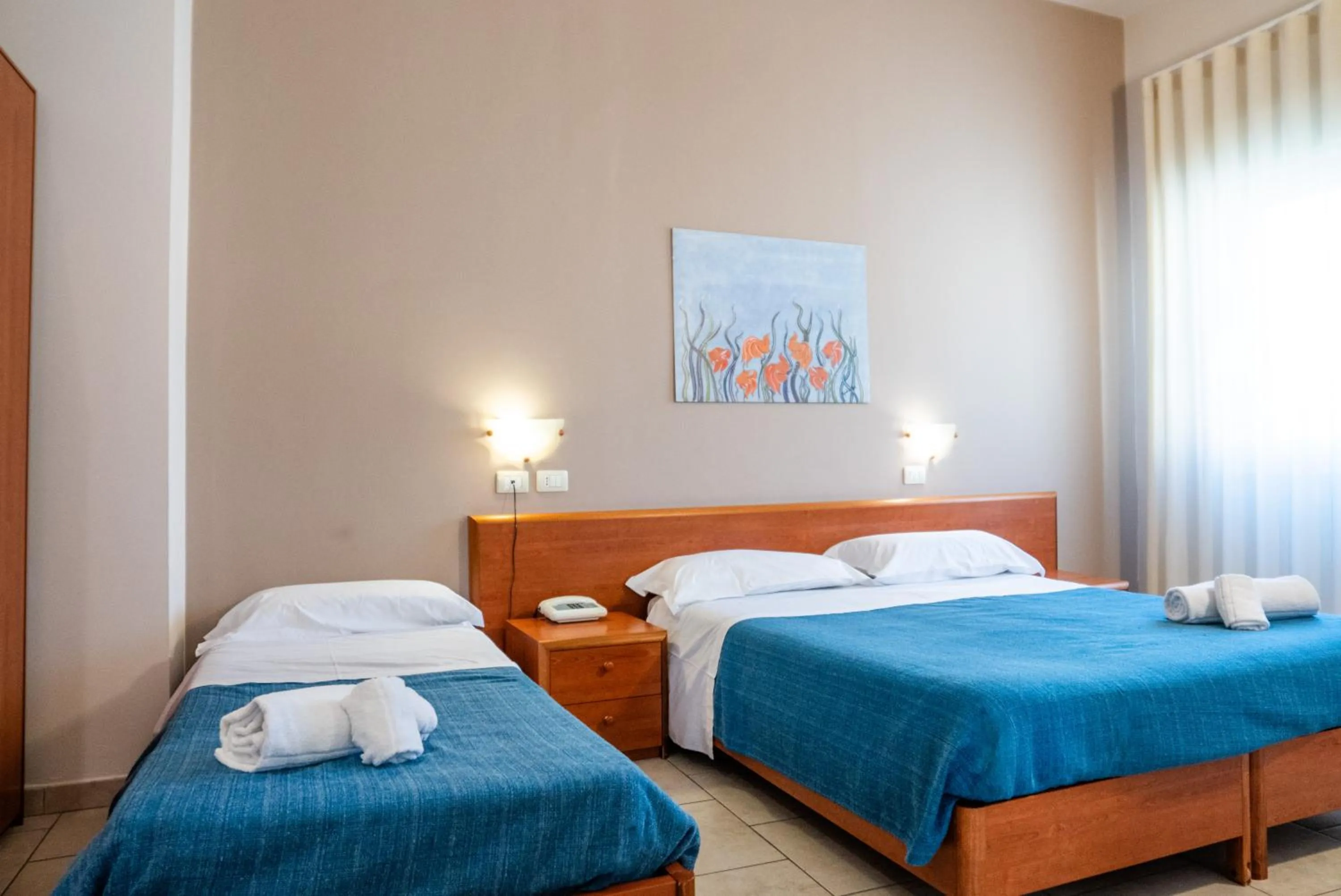 Bed in Hotel Belvedere