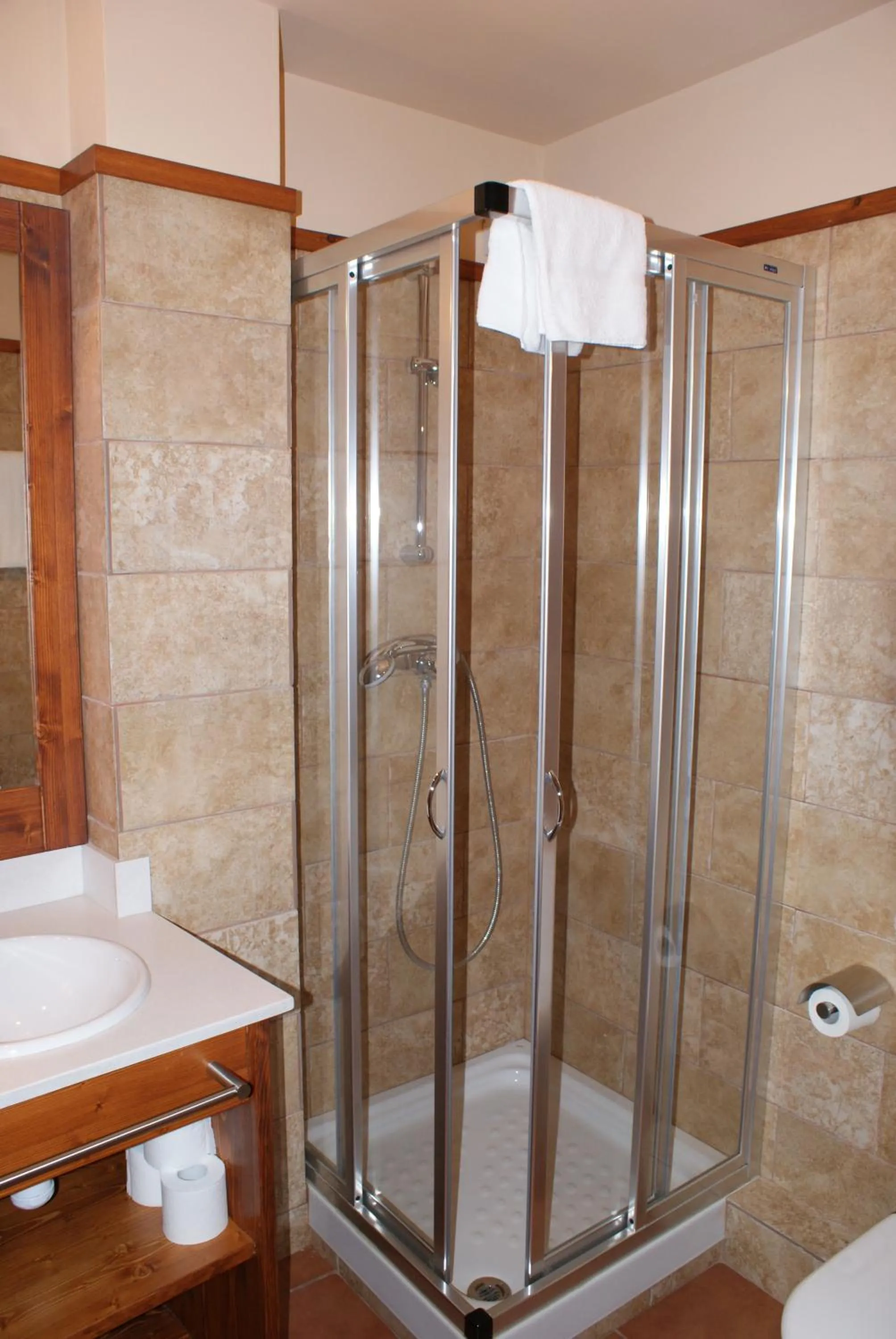 Shower in Aparthotel Bellver