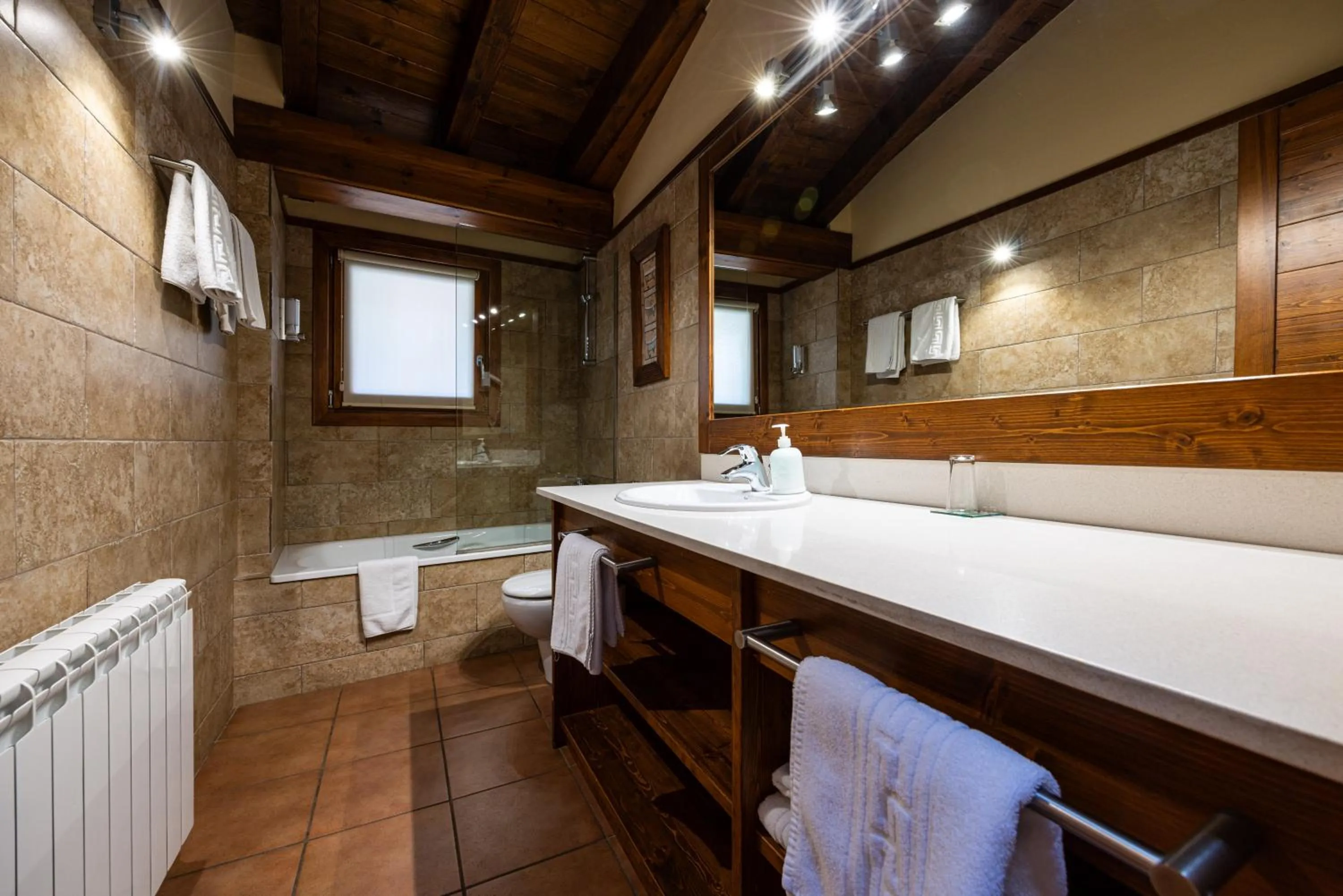 Bath in Aparthotel Bellver