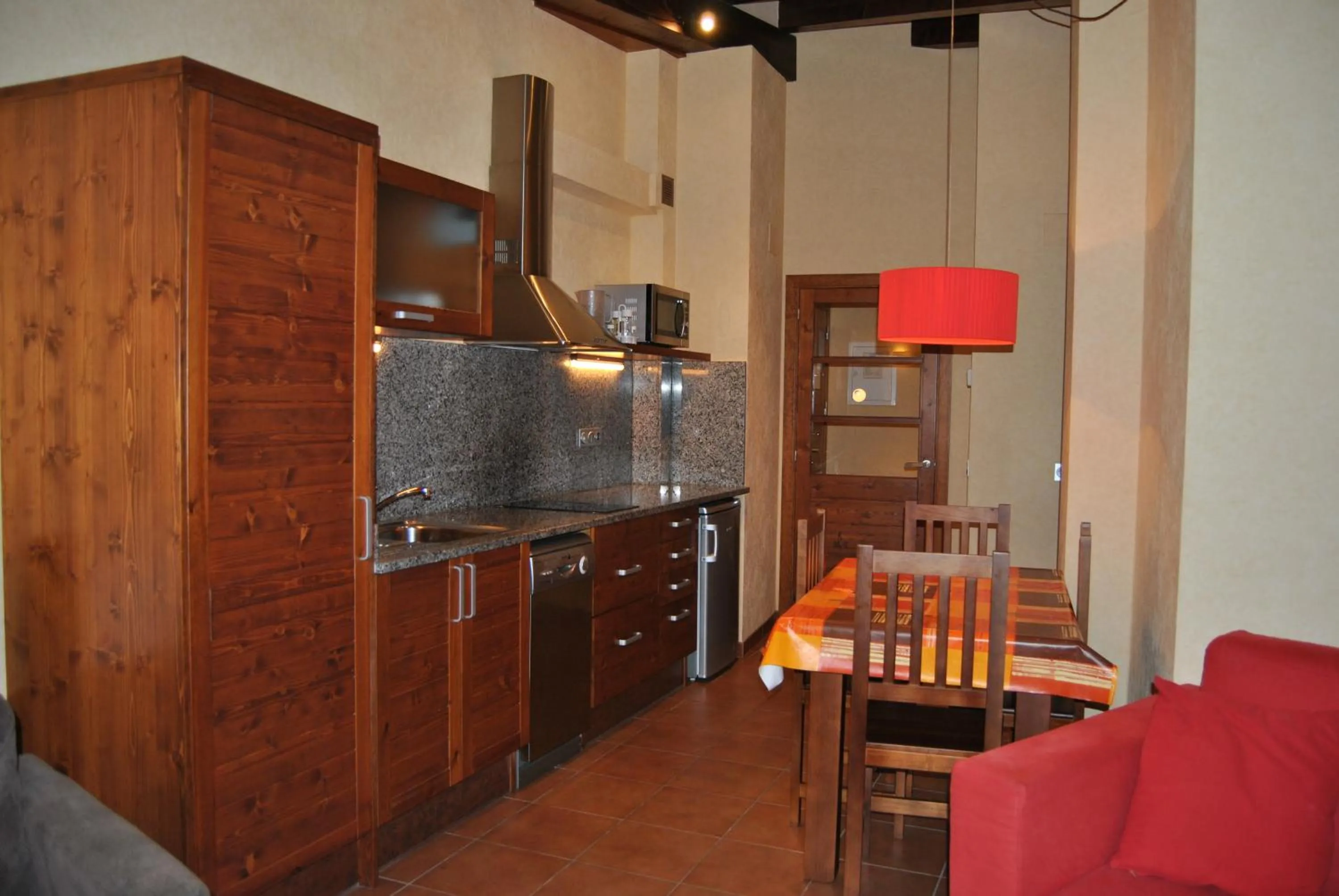 Kitchen or kitchenette in Aparthotel Bellver