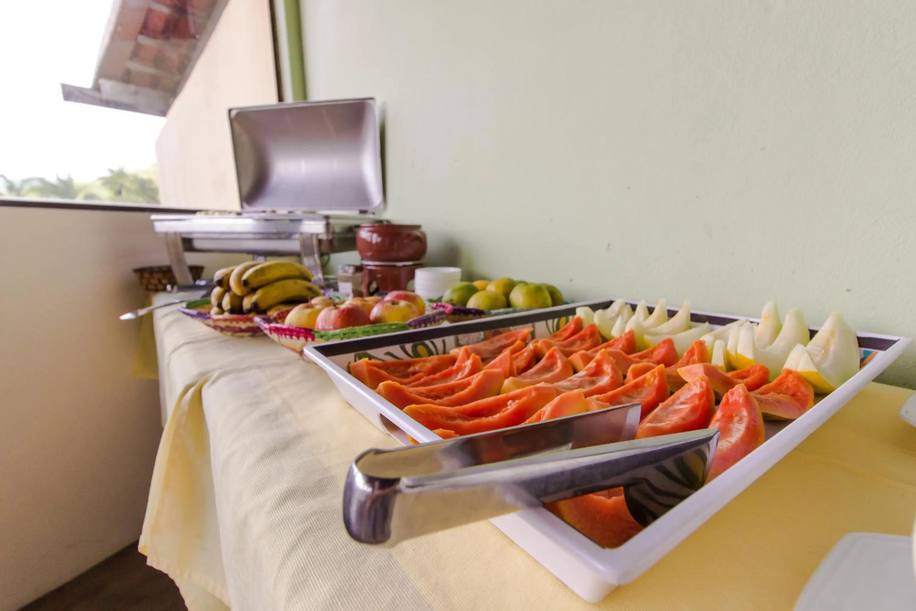 Buffet breakfast in Viamar Pousada