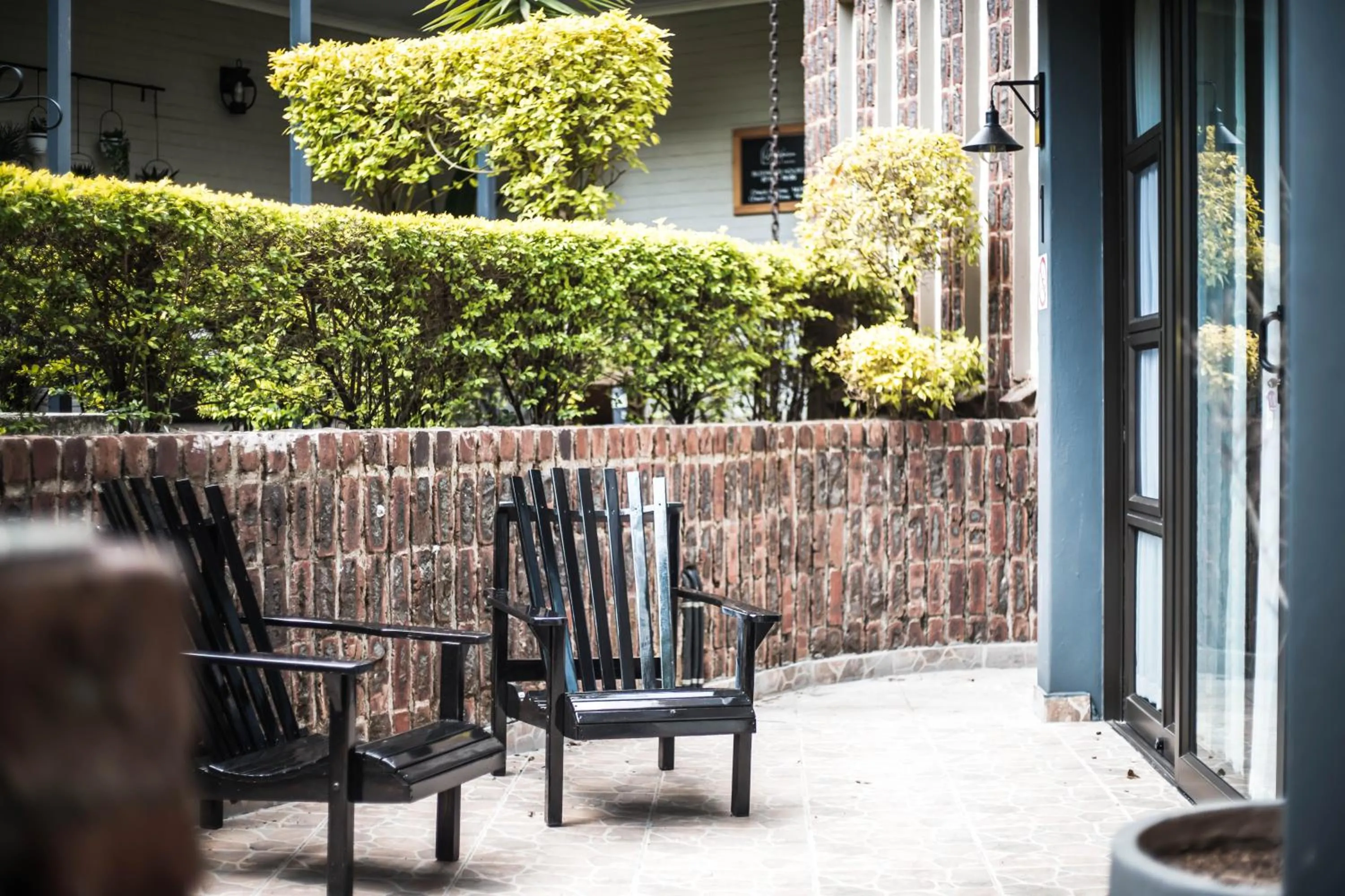Patio in B at Home Guest House