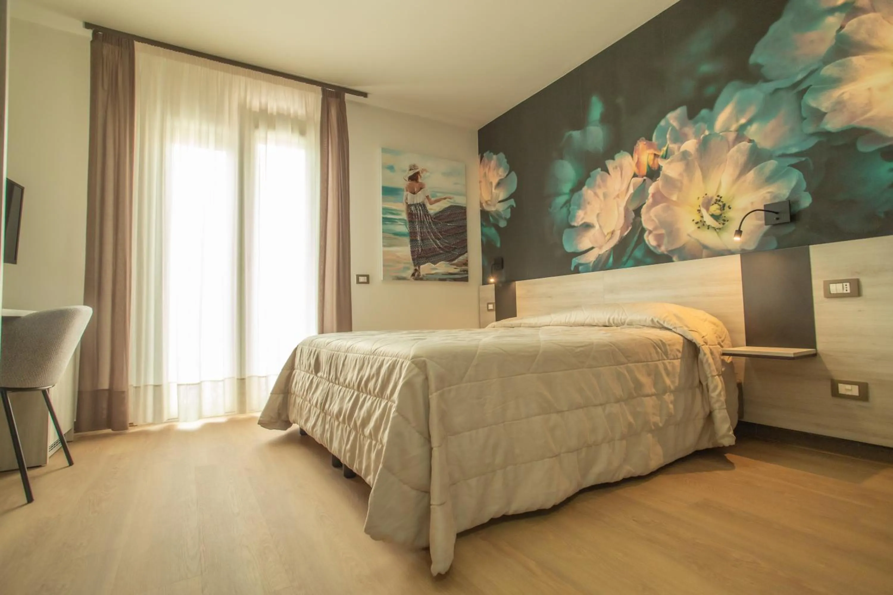 Bedroom, Bed in Hotel Nautic