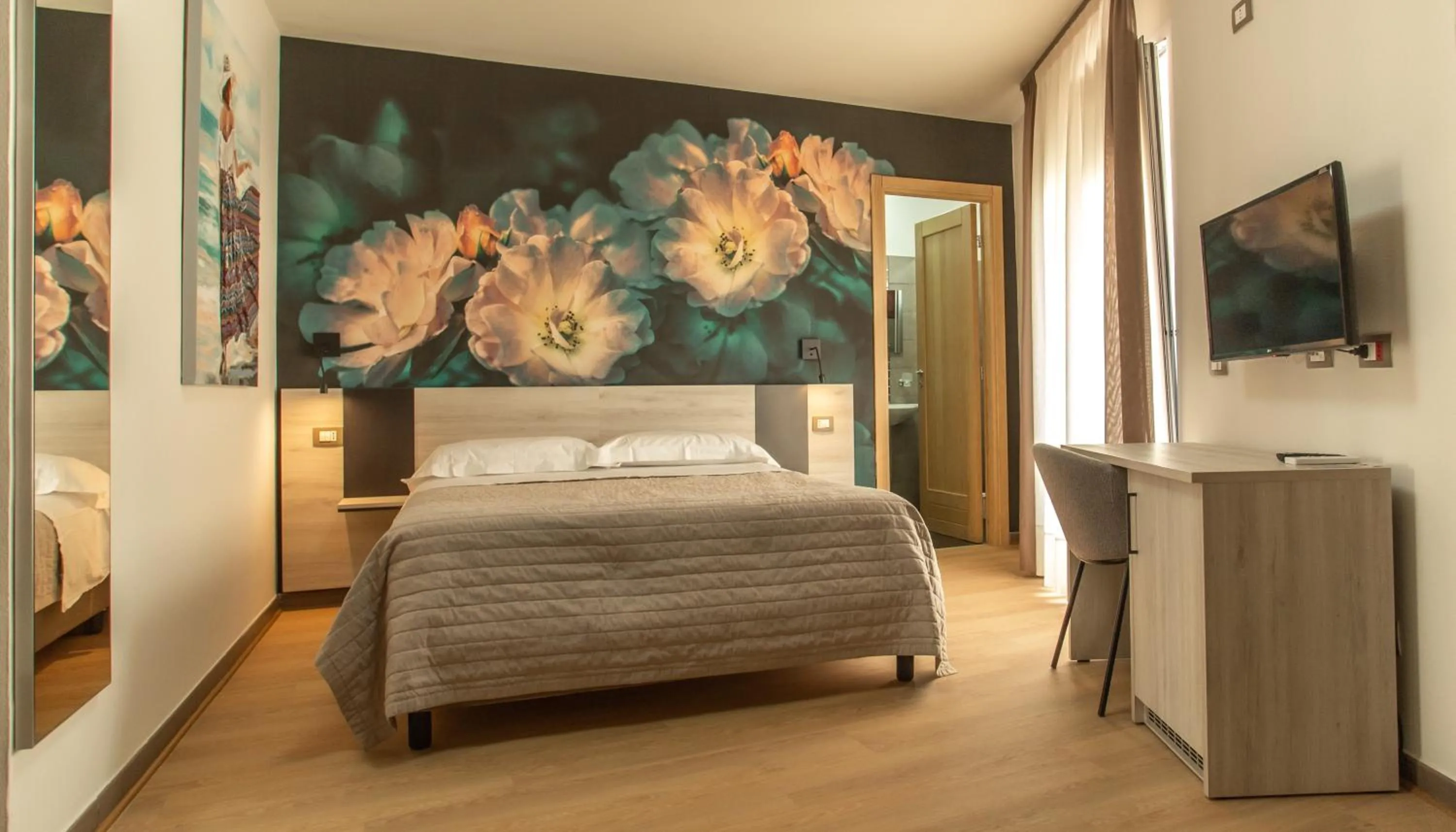 Bedroom, Bed in Hotel Nautic
