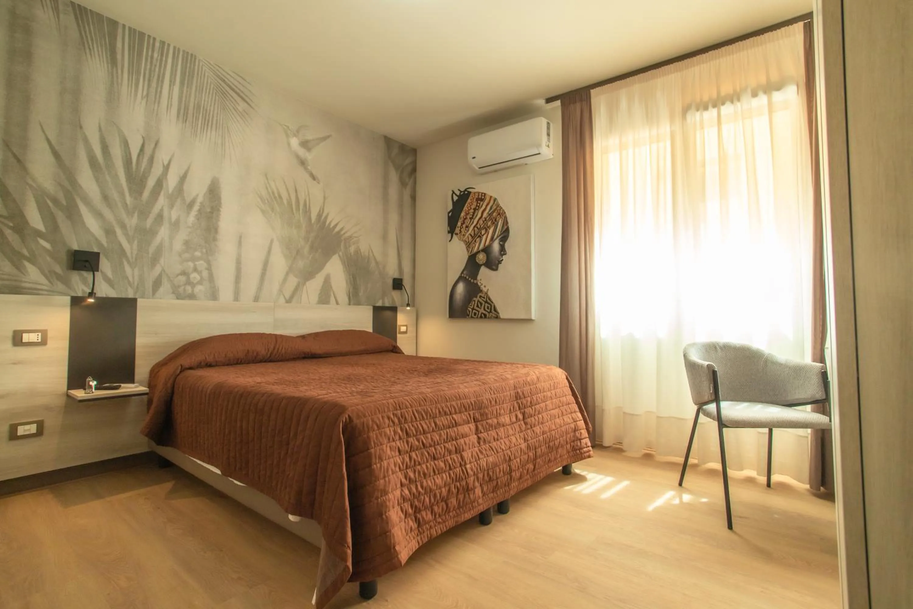 Bedroom, Bed in Hotel Nautic