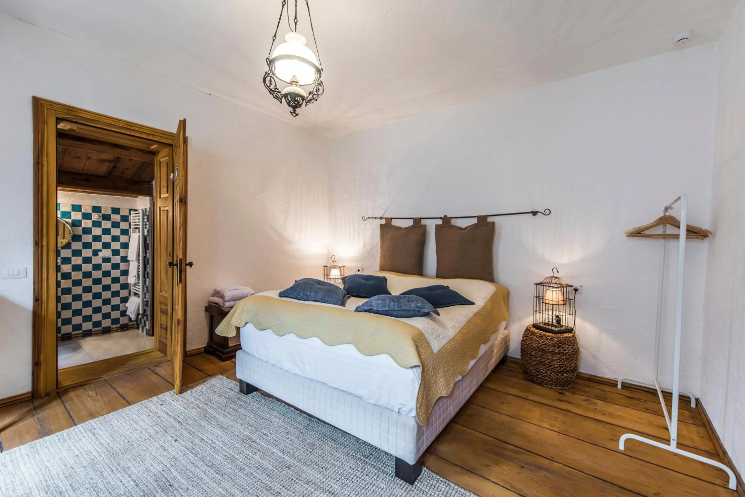 Bedroom, Bed in Casa Veche