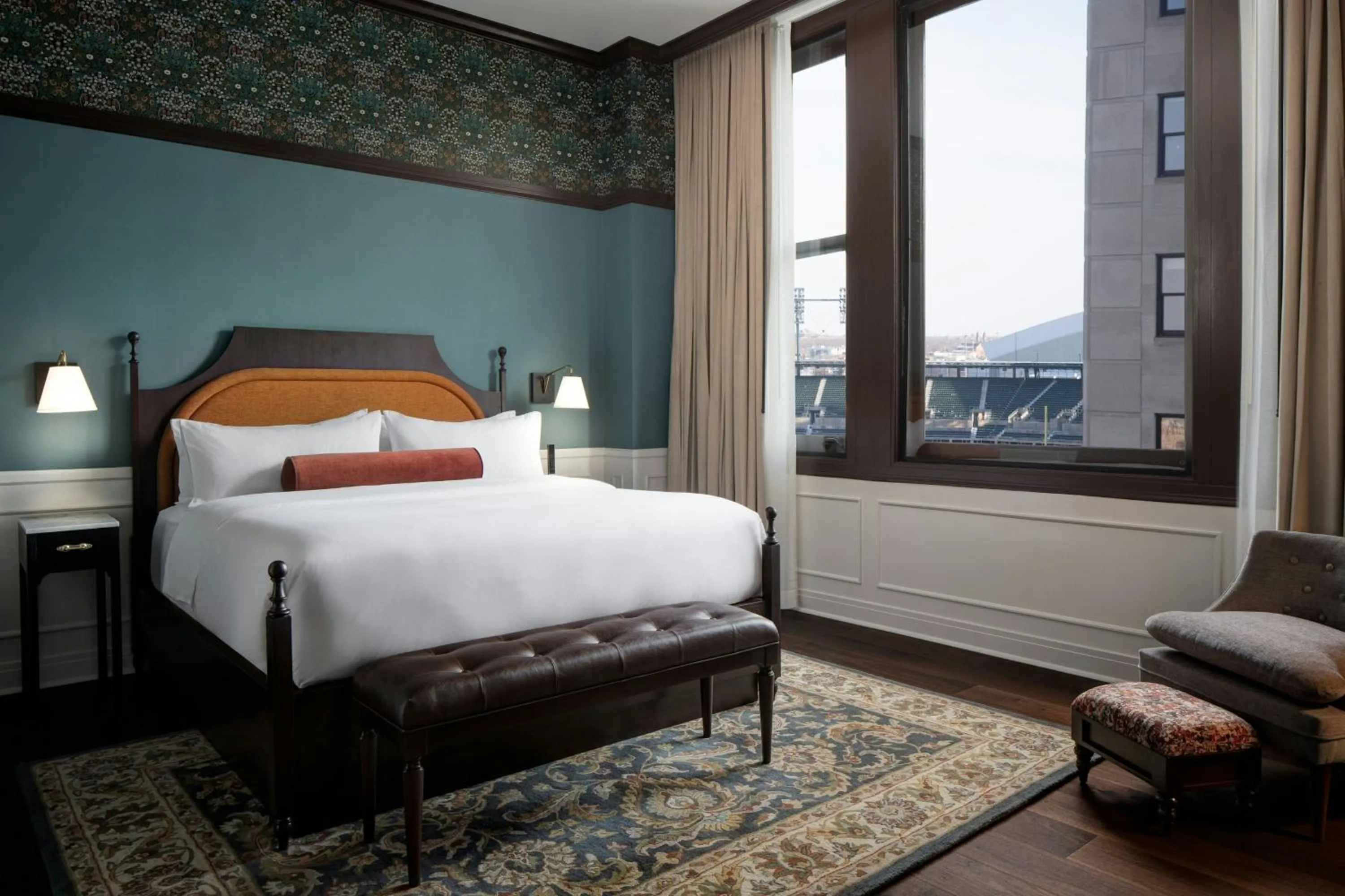 Bedroom, Bed in Hotel David Whitney, Autograph Collection