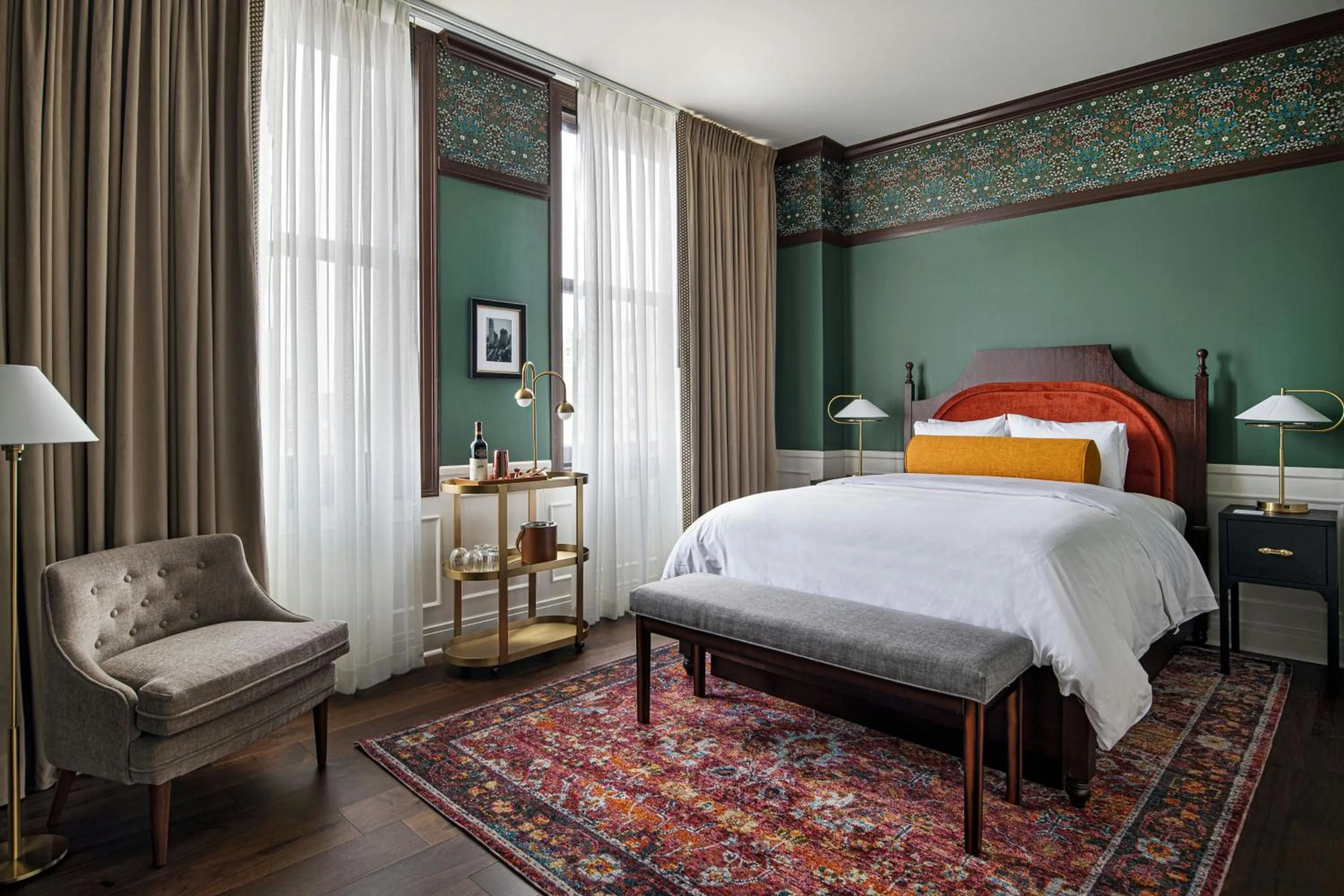 Photo of the whole room, Bed in Hotel David Whitney, Autograph Collection