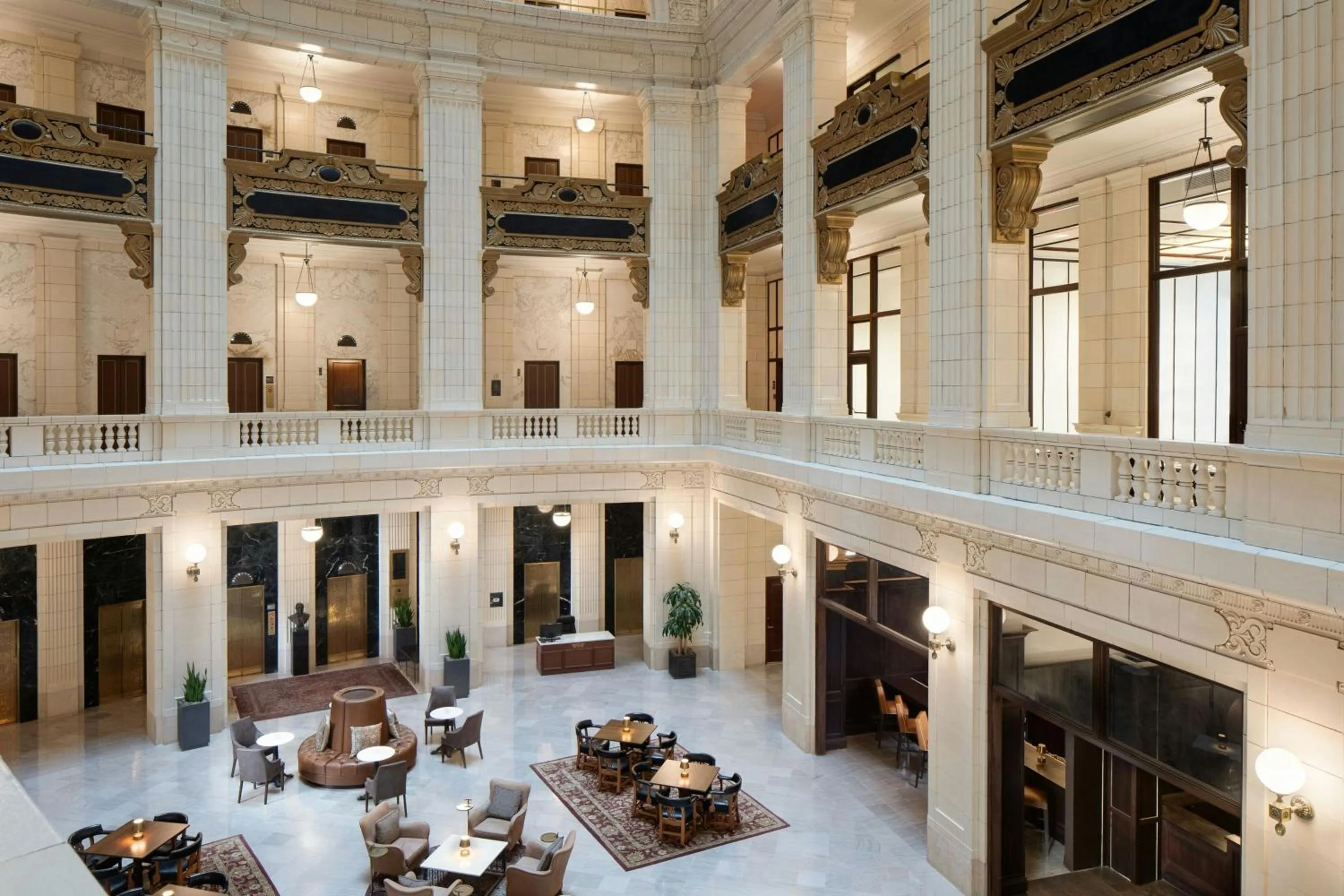 Lobby or reception in Hotel David Whitney, Autograph Collection