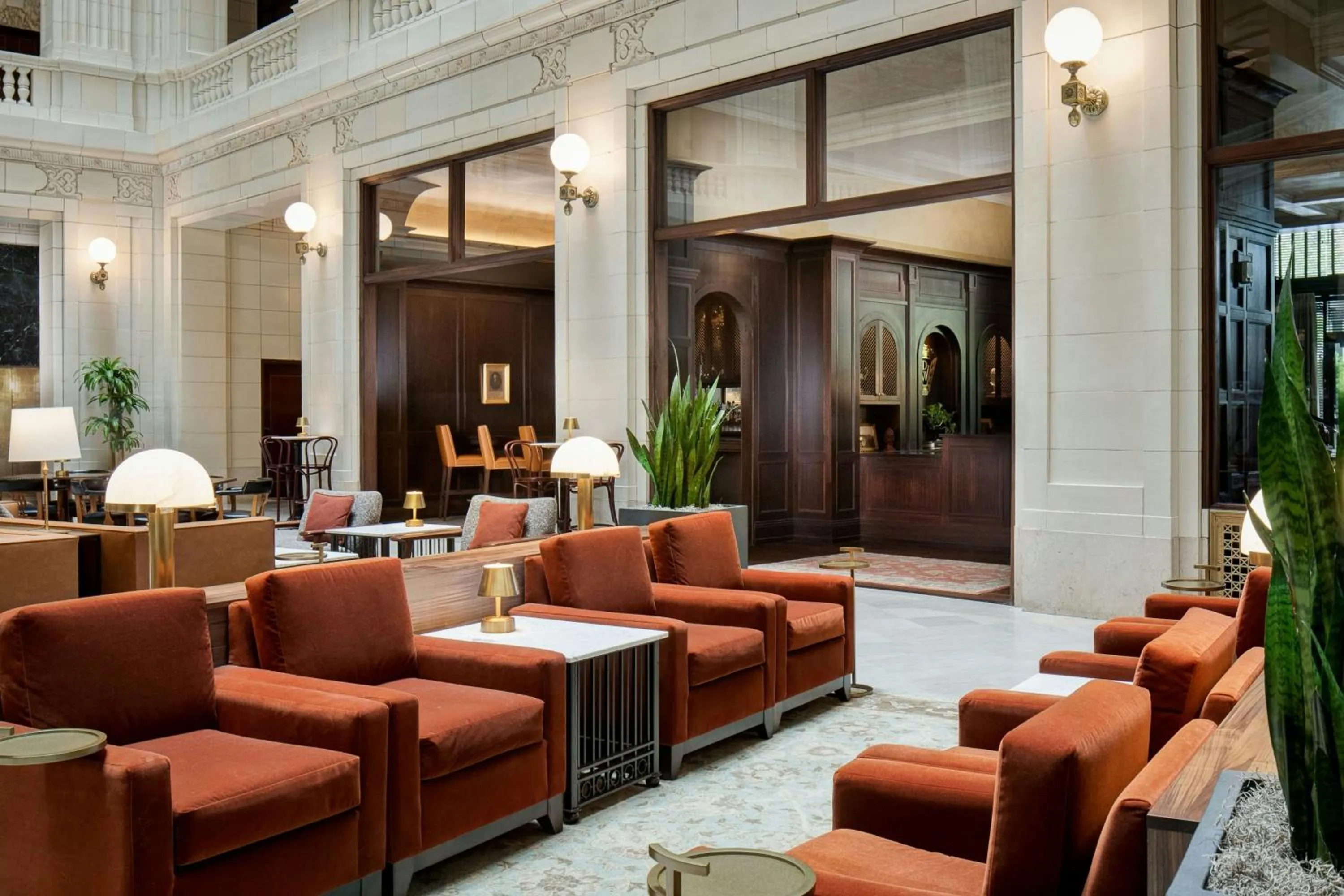 Lobby or reception in Hotel David Whitney, Autograph Collection