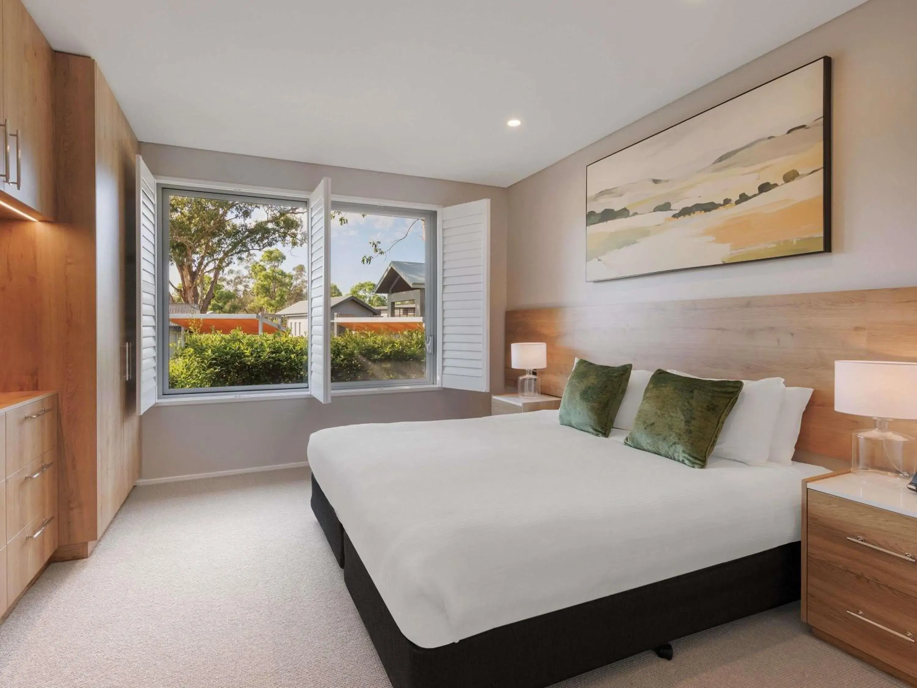 Bedroom, Bed in Peppers Hunter Valley AVC Apartment Bedroom, Bed in Peppers Hunter Valley AVC Apartment