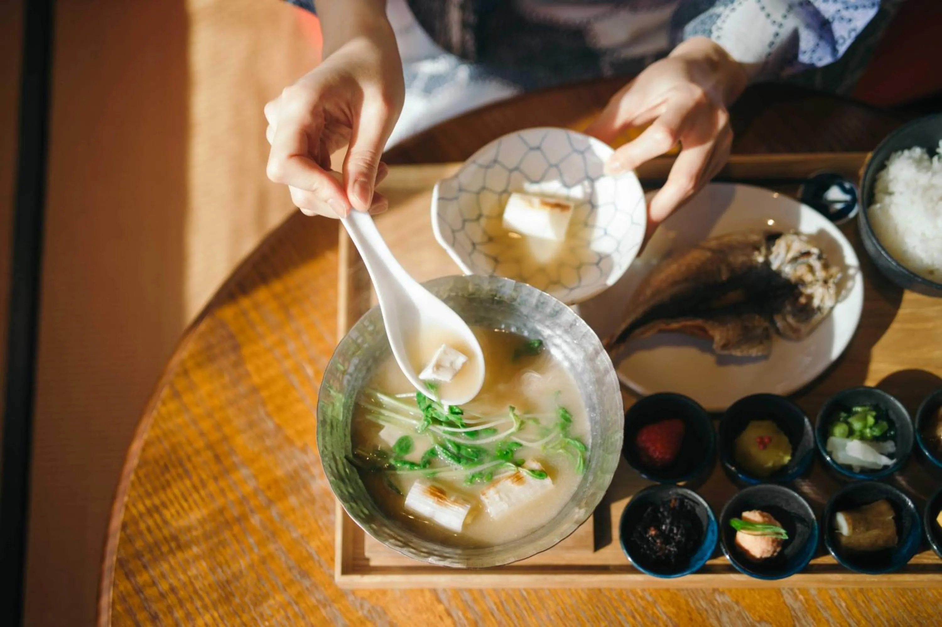 Asian breakfast in The Ryokan Tokyo YUGAWARA