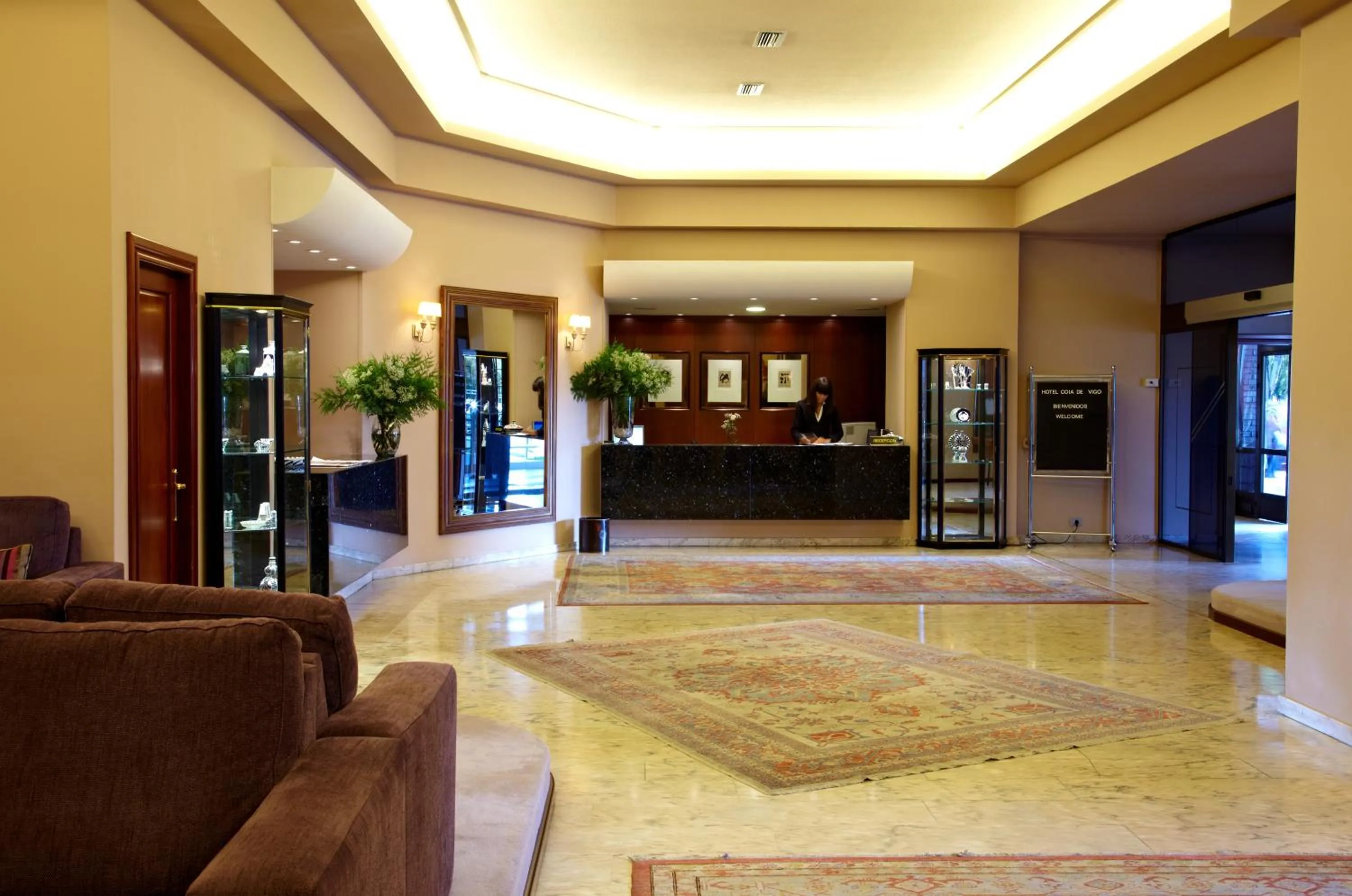 Lobby or reception in Hotel Coia de Vigo