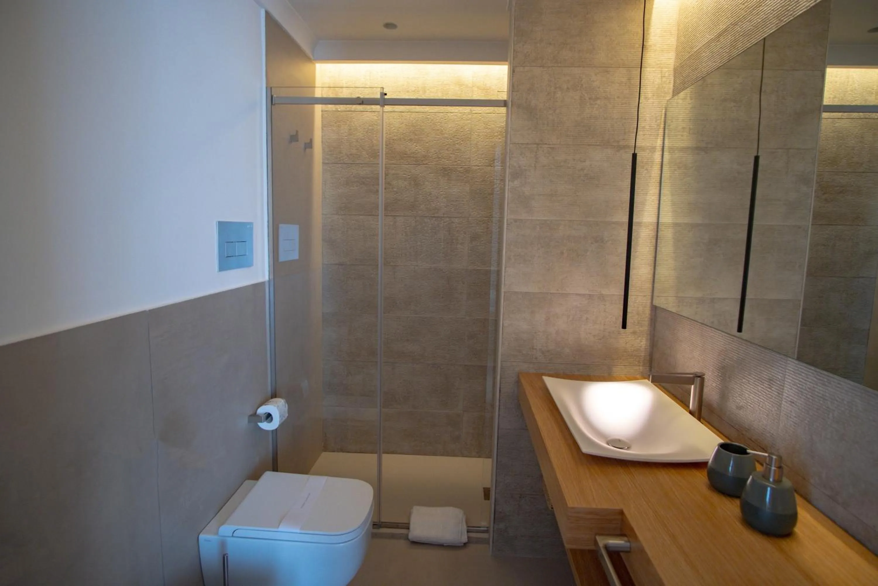 Shower in B&B Le Muse