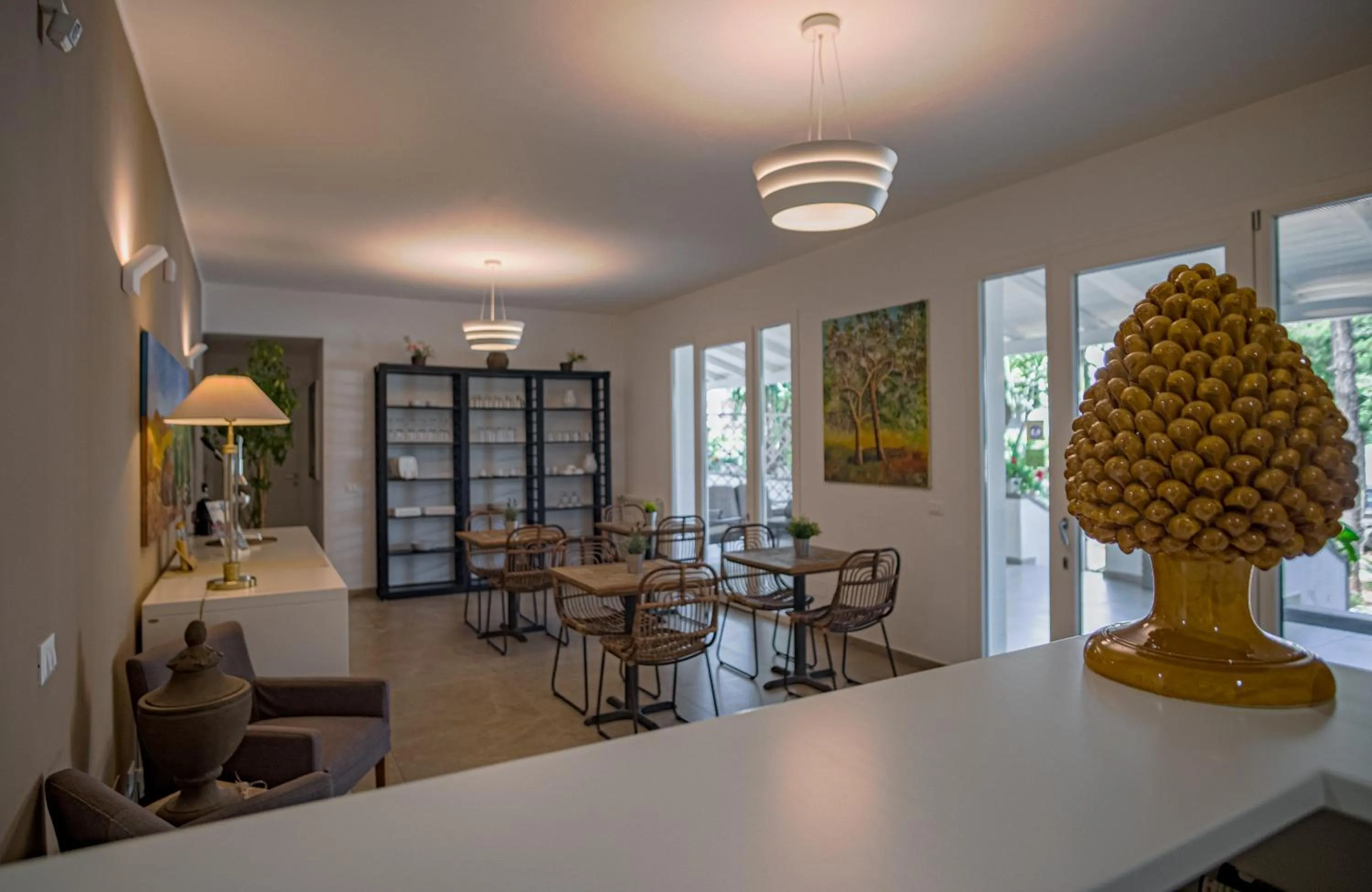 Communal lounge/ TV room in B&B Le Muse