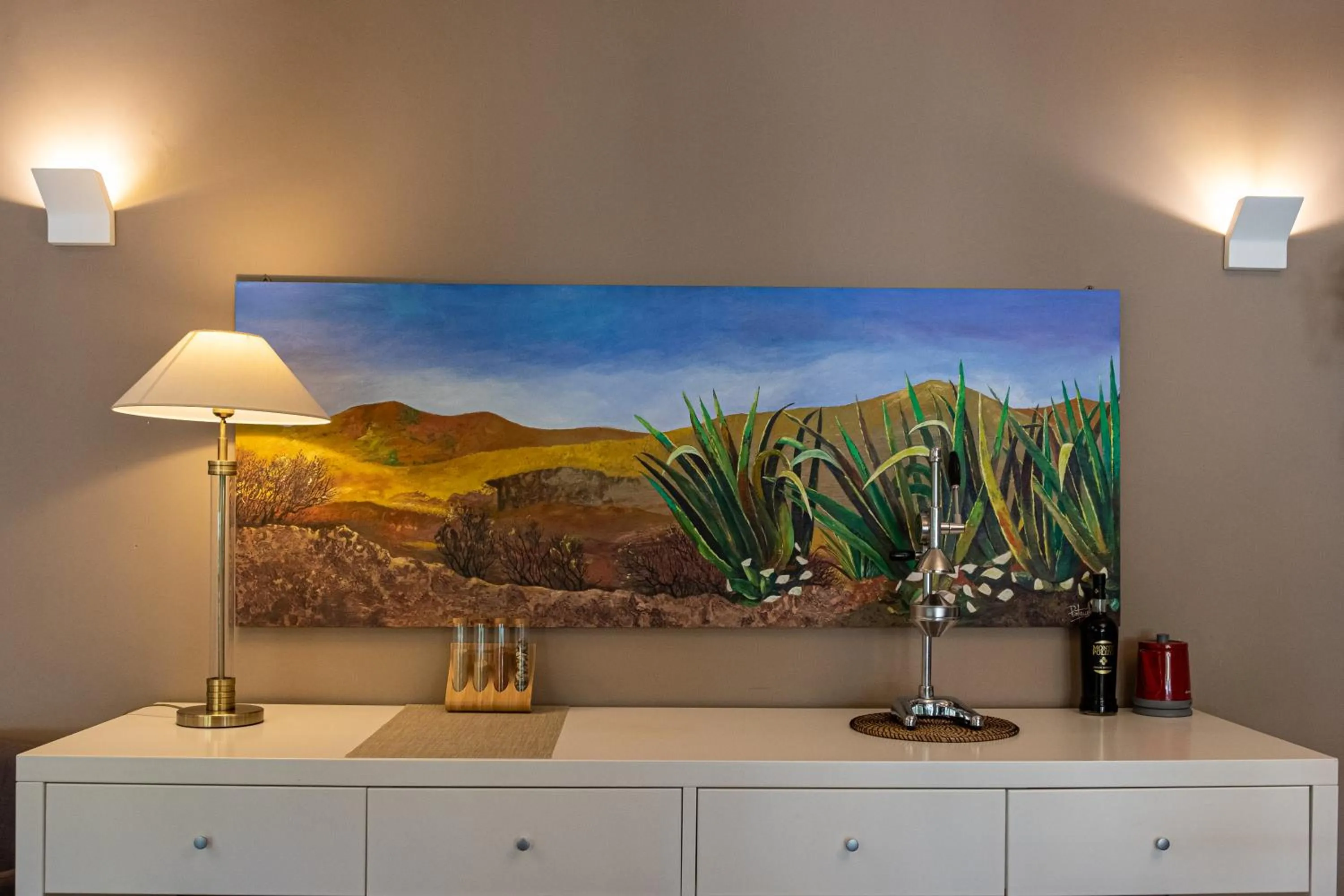 Communal lounge/ TV room in B&B Le Muse