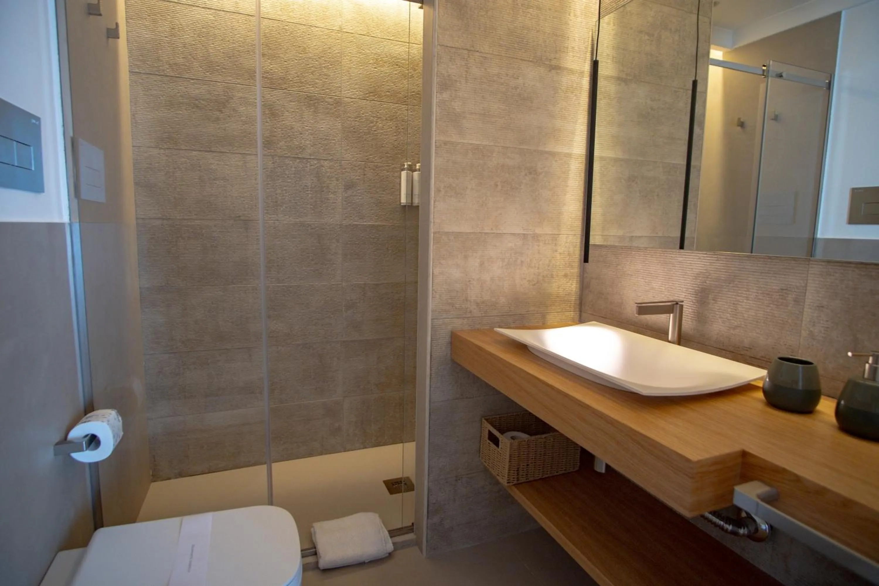 Shower in B&B Le Muse