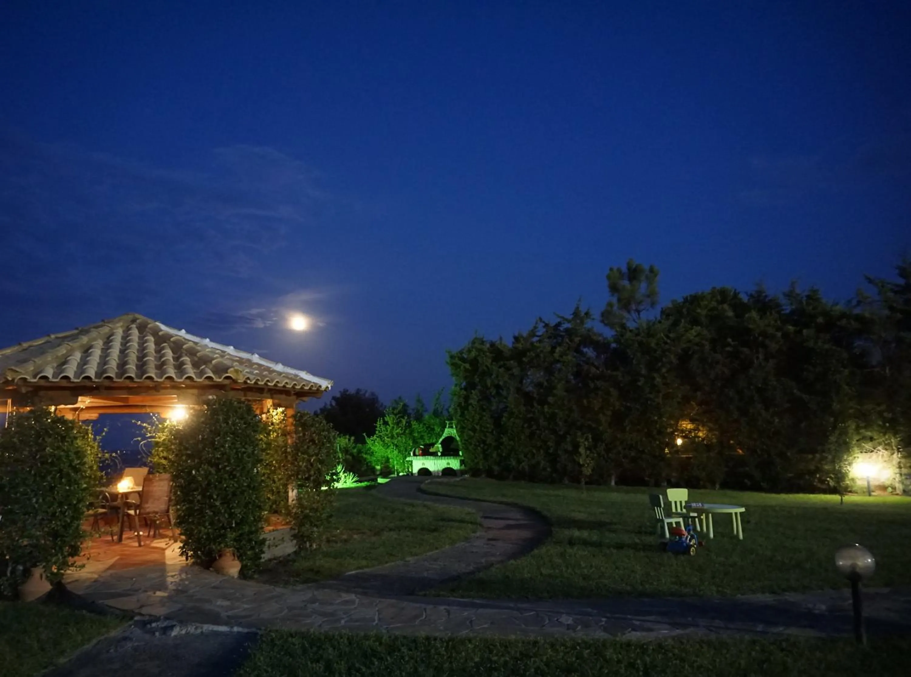 Night in Villa Orama