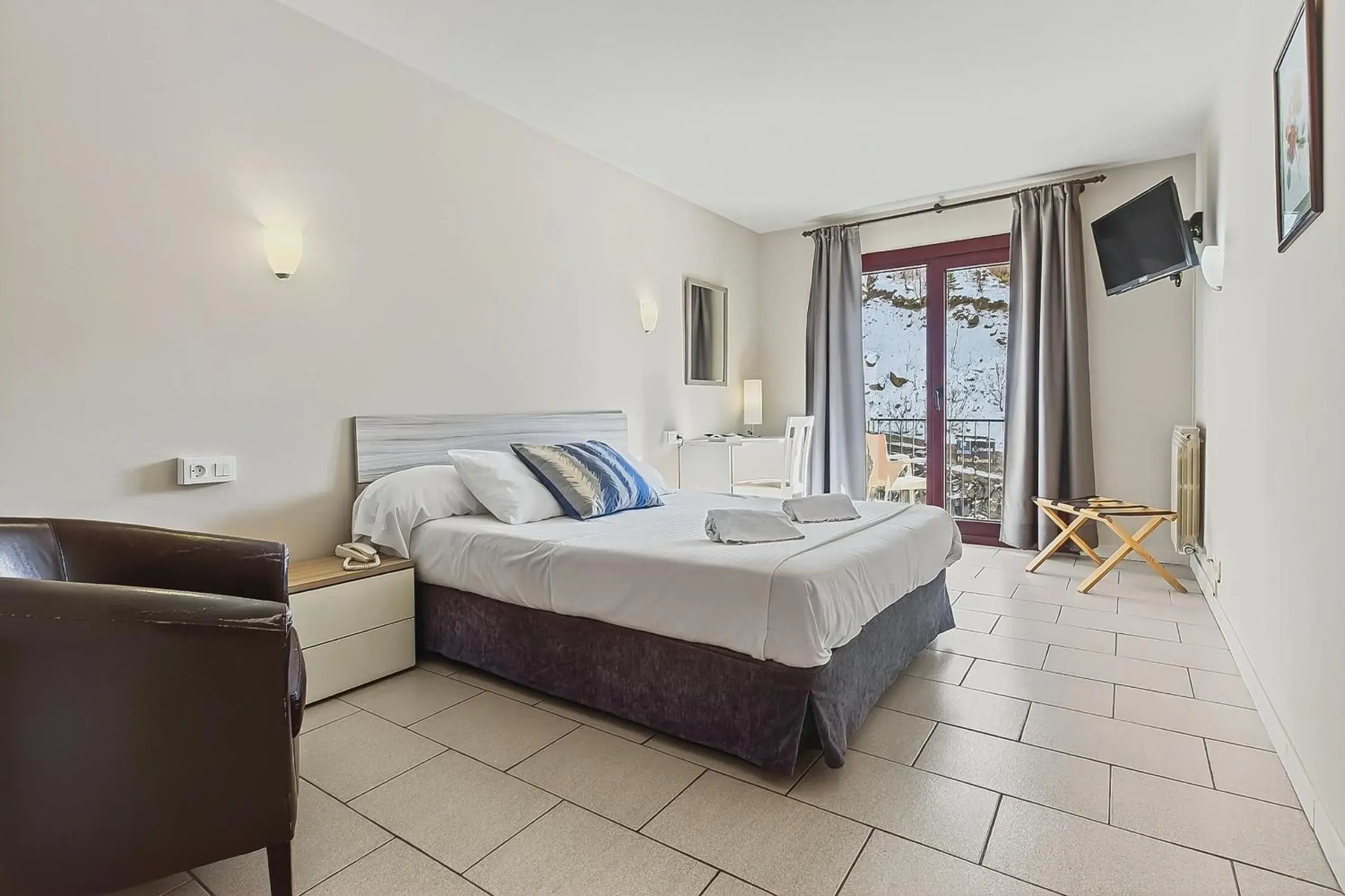 Bed in Xalet Besolí Bed in Xalet Besolí