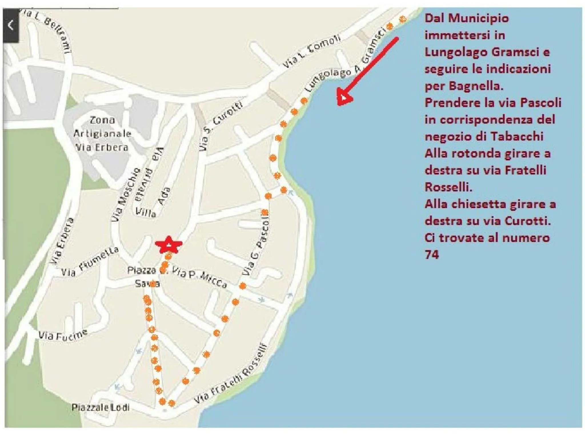 Floor plan in B&B Antica Corte