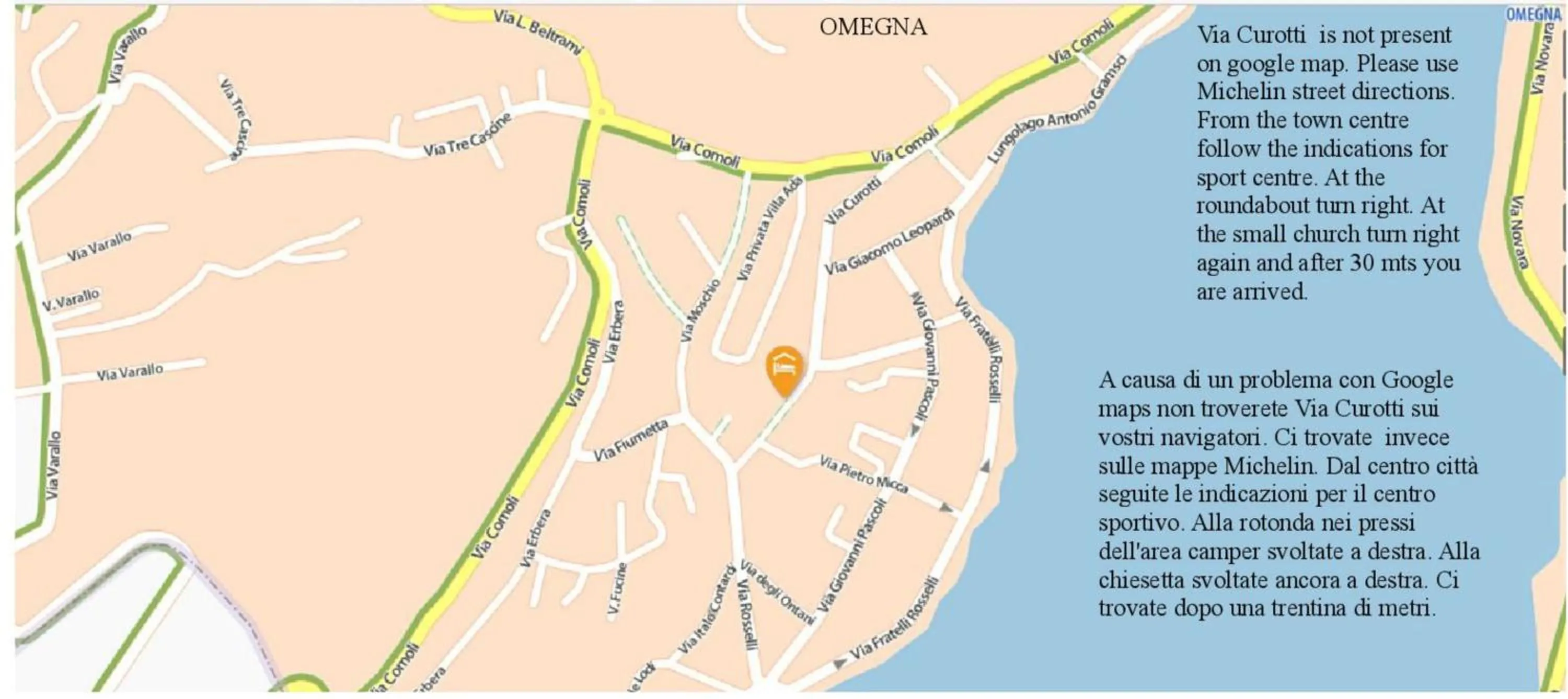 Floor plan in B&B Antica Corte