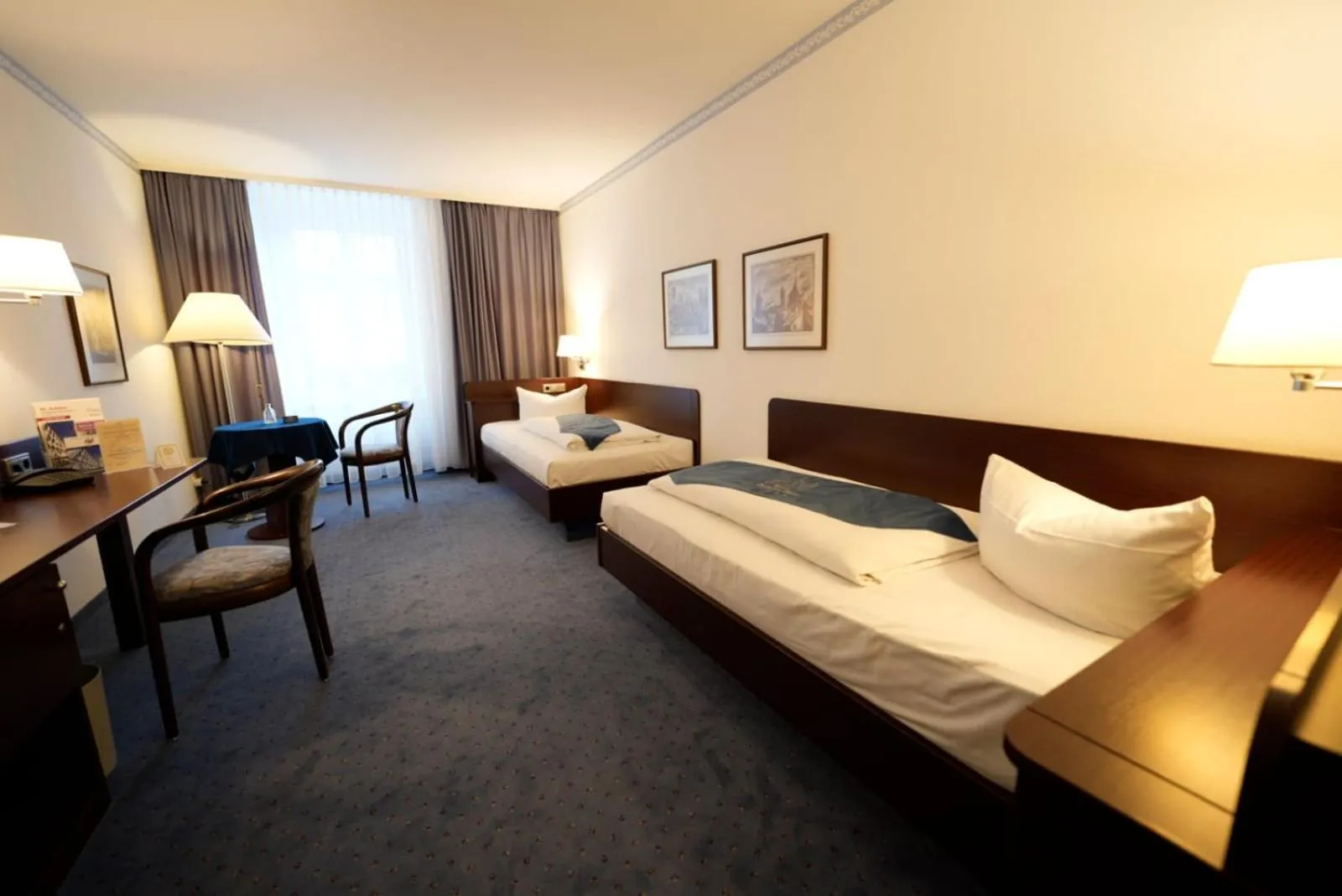 Photo of the whole room, Bed in Hotel Goldener Adler