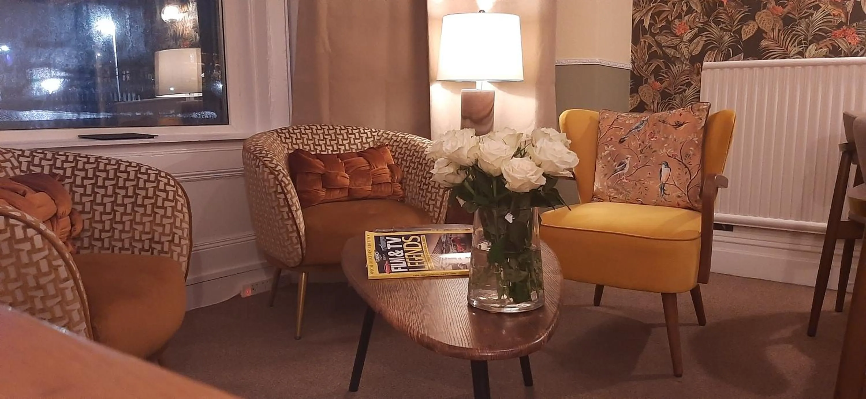 Seating area in The Franklyn Hotel B&B