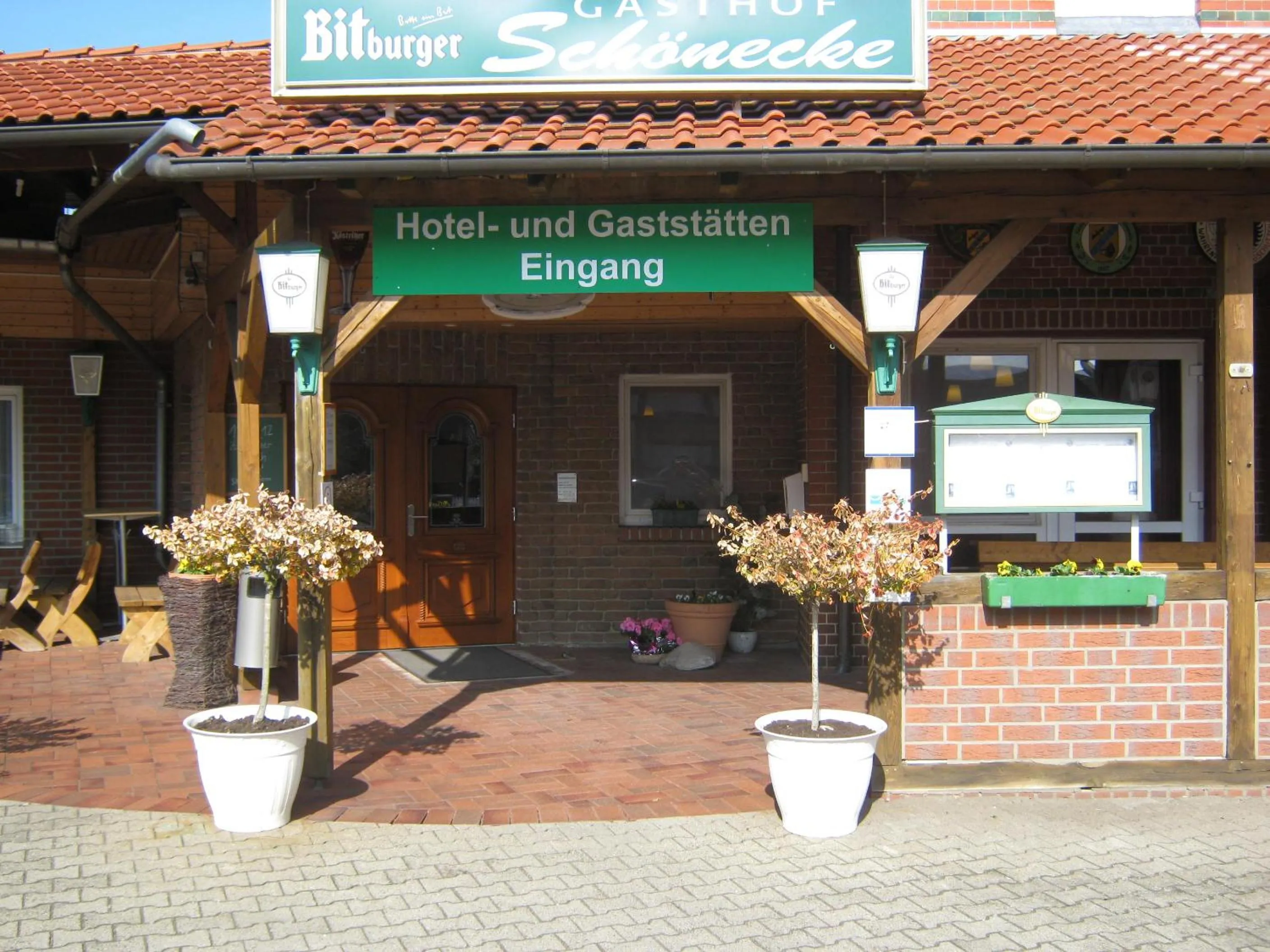 Facade/entrance in Landgasthof Schönecke