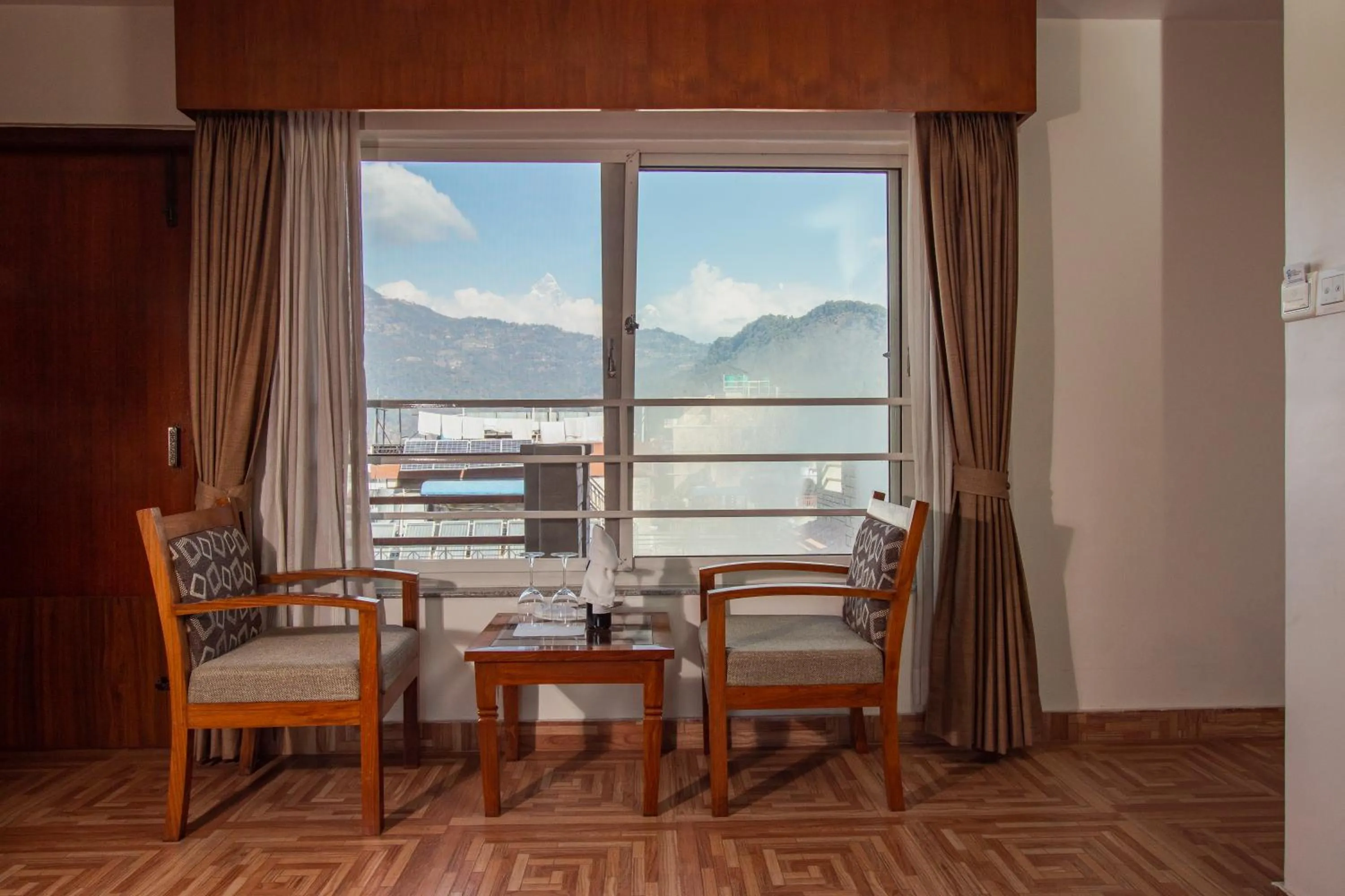 View (from property/room) in Mount View Pokhara
