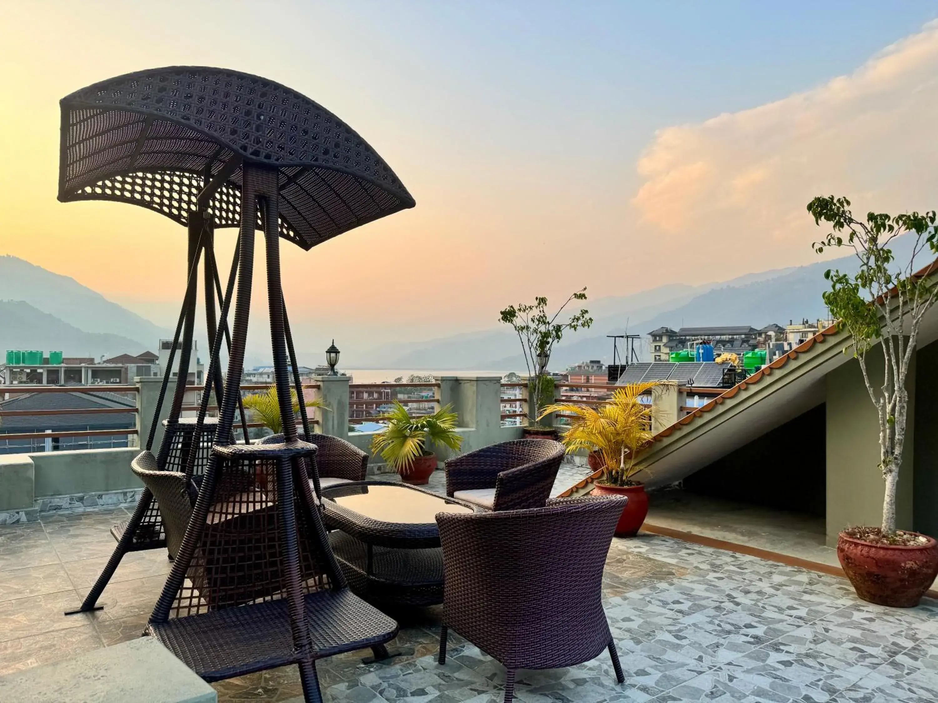 Balcony/Terrace in Mount View Pokhara Balcony/Terrace in Mount View Pokhara