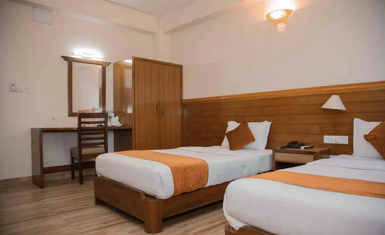 Photo of the whole room, Bed in Mount View Pokhara Photo of the whole room, Bed in Mount View Pokhara