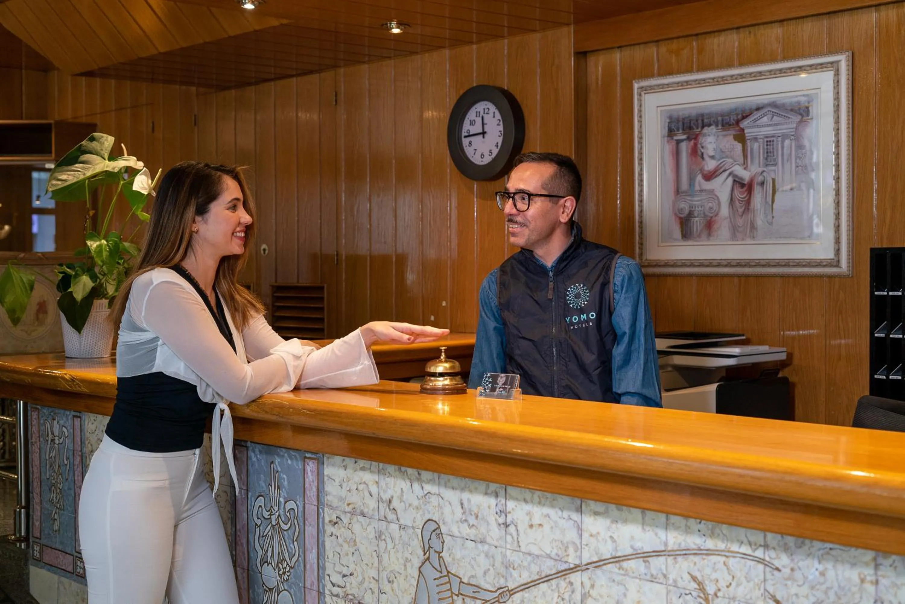 Lobby or reception in Yomo Imperial