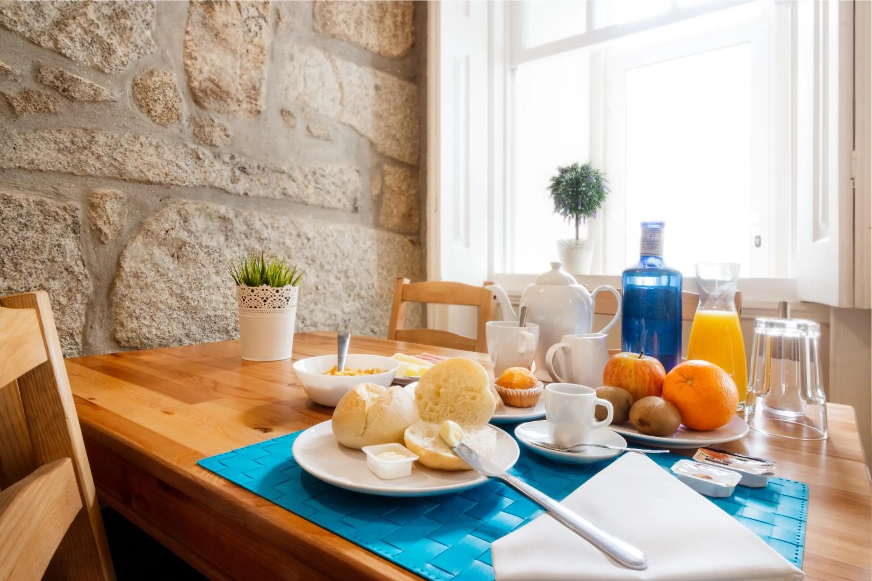 Continental breakfast in Fishtail Sea House