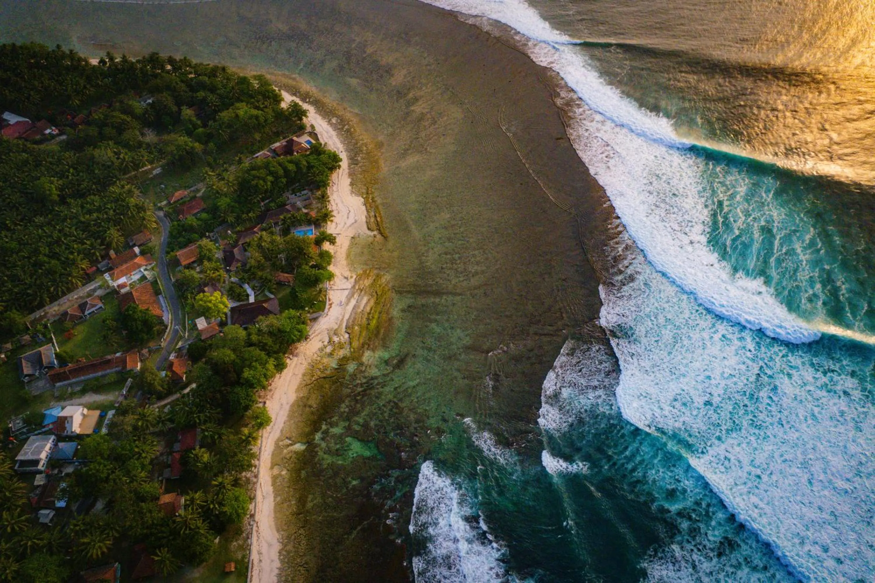 Natural landscape in Sumatra Surf Resort