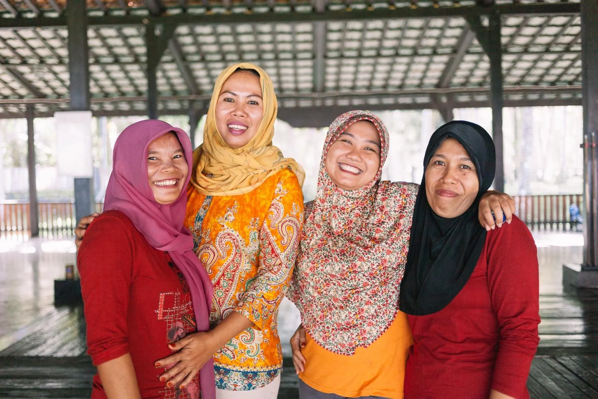 People in Sumatra Surf Resort