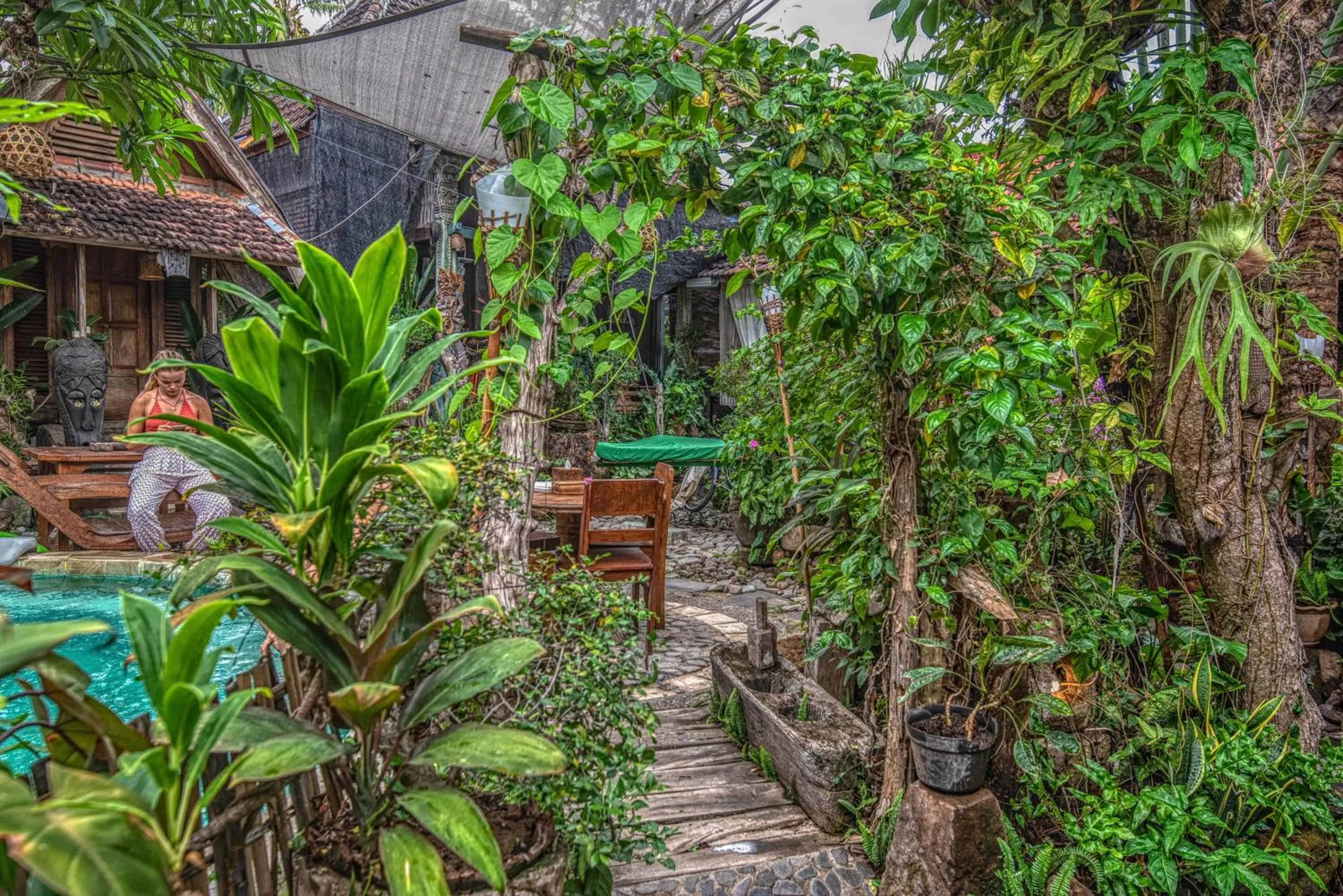Garden in Santhiku Hotel & SPA