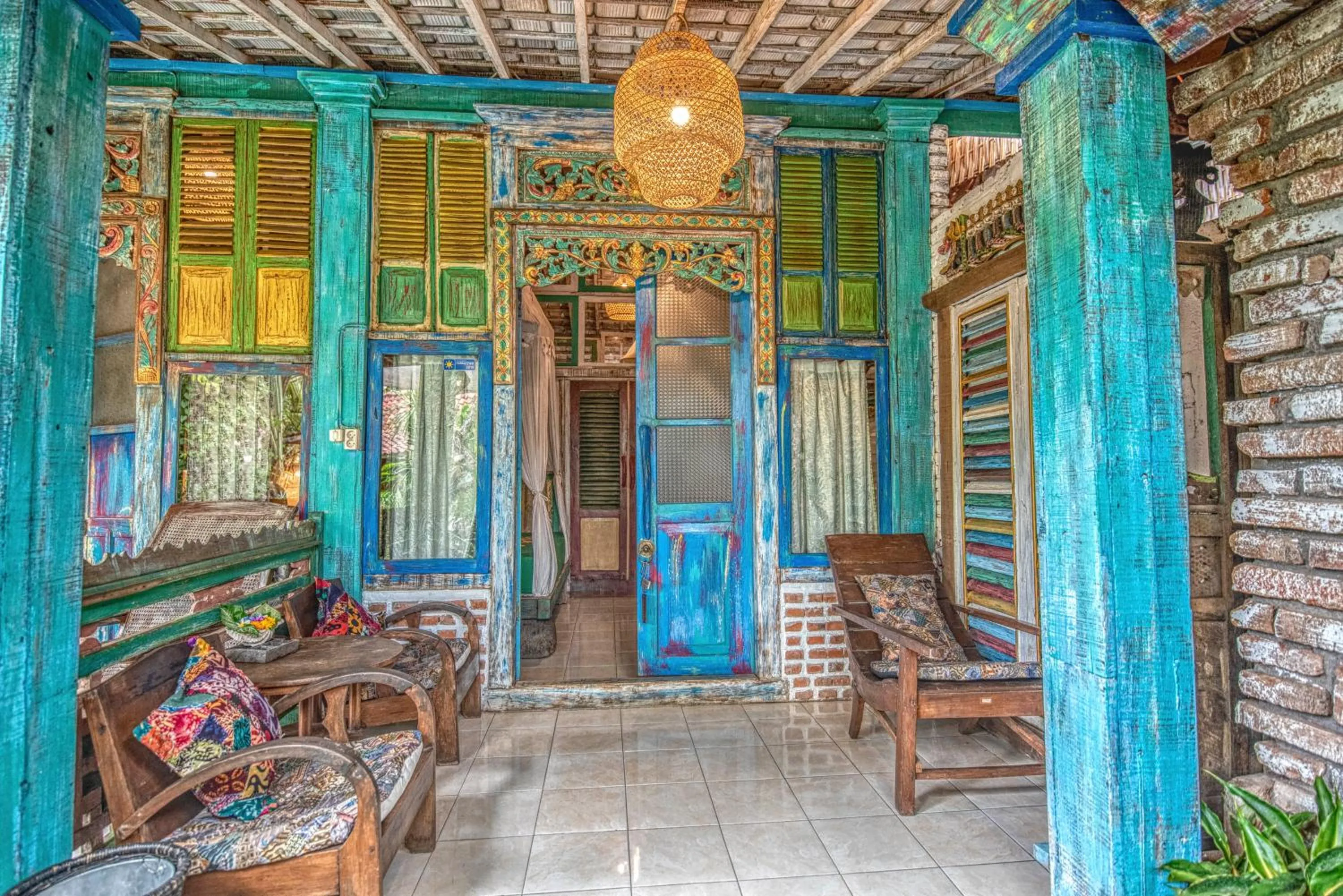Balcony/Terrace in Santhiku Hotel & SPA