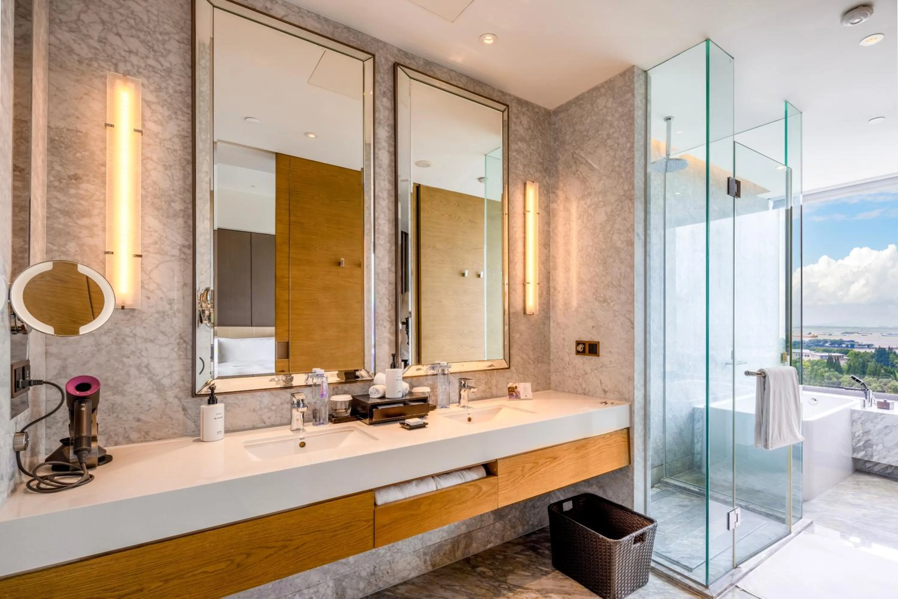 Bathroom in InterContinental Nantong by IHG-Best view of yangtze