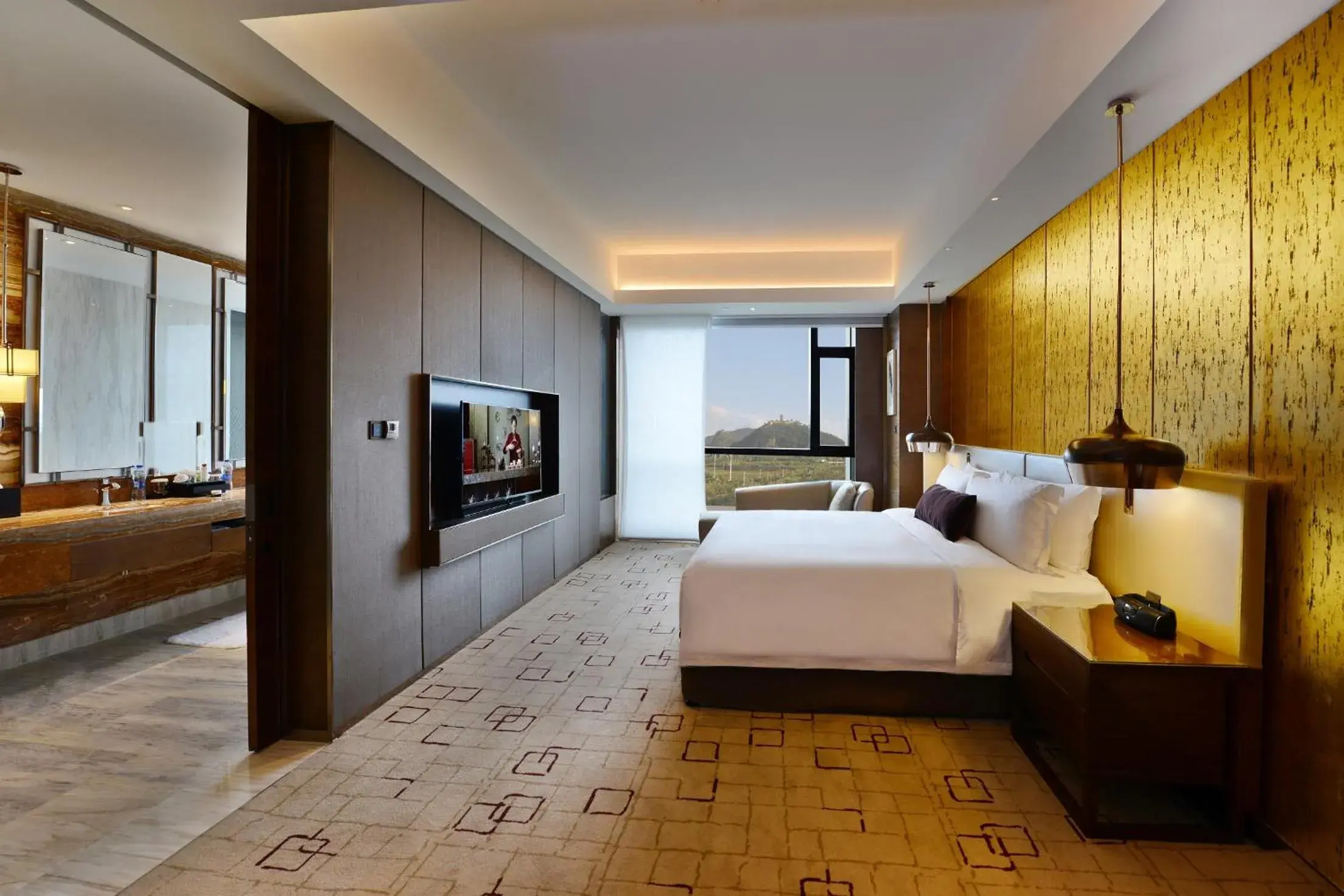 Bedroom, Bed in InterContinental Nantong by IHG-Best view of yangtze Bedroom, Bed in InterContinental Nantong by IHG-Best view of yangtze