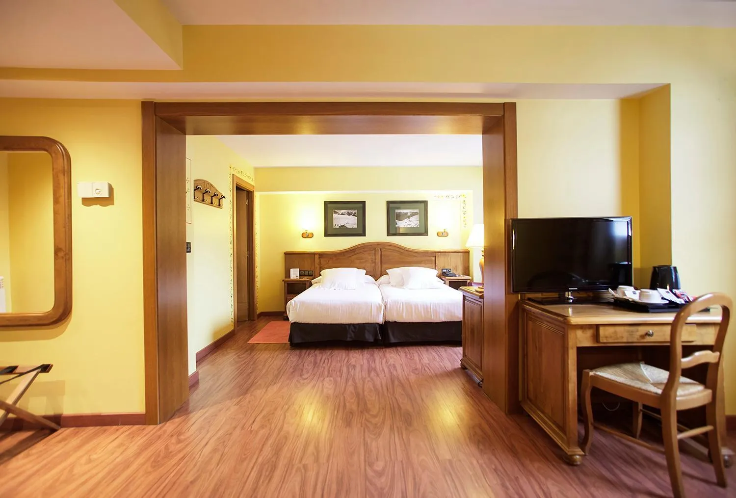 Photo of the whole room, Bed in Ski Plaza Hotel & Wellness