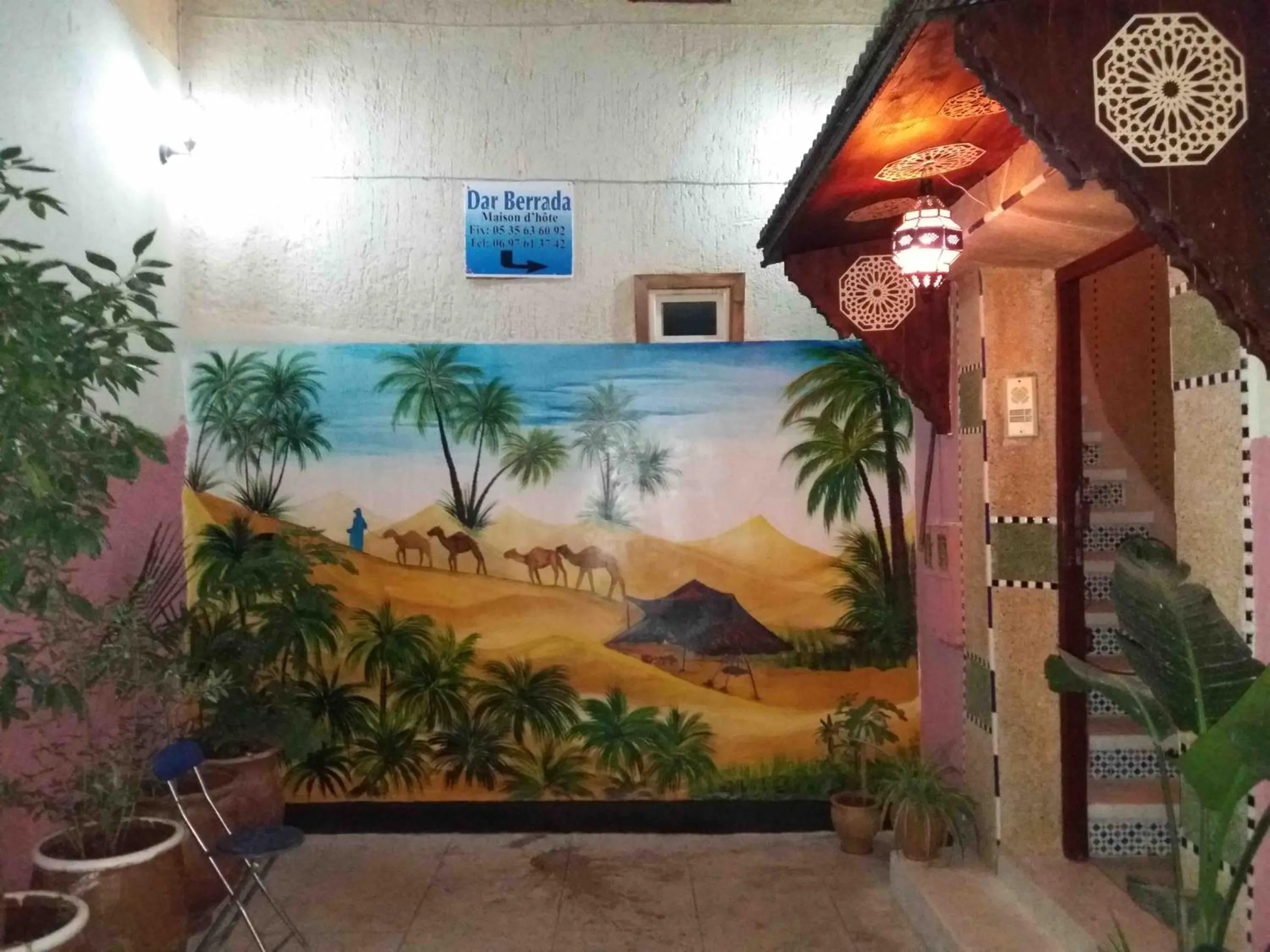 Facade/entrance in Dar Berrada-Ziat