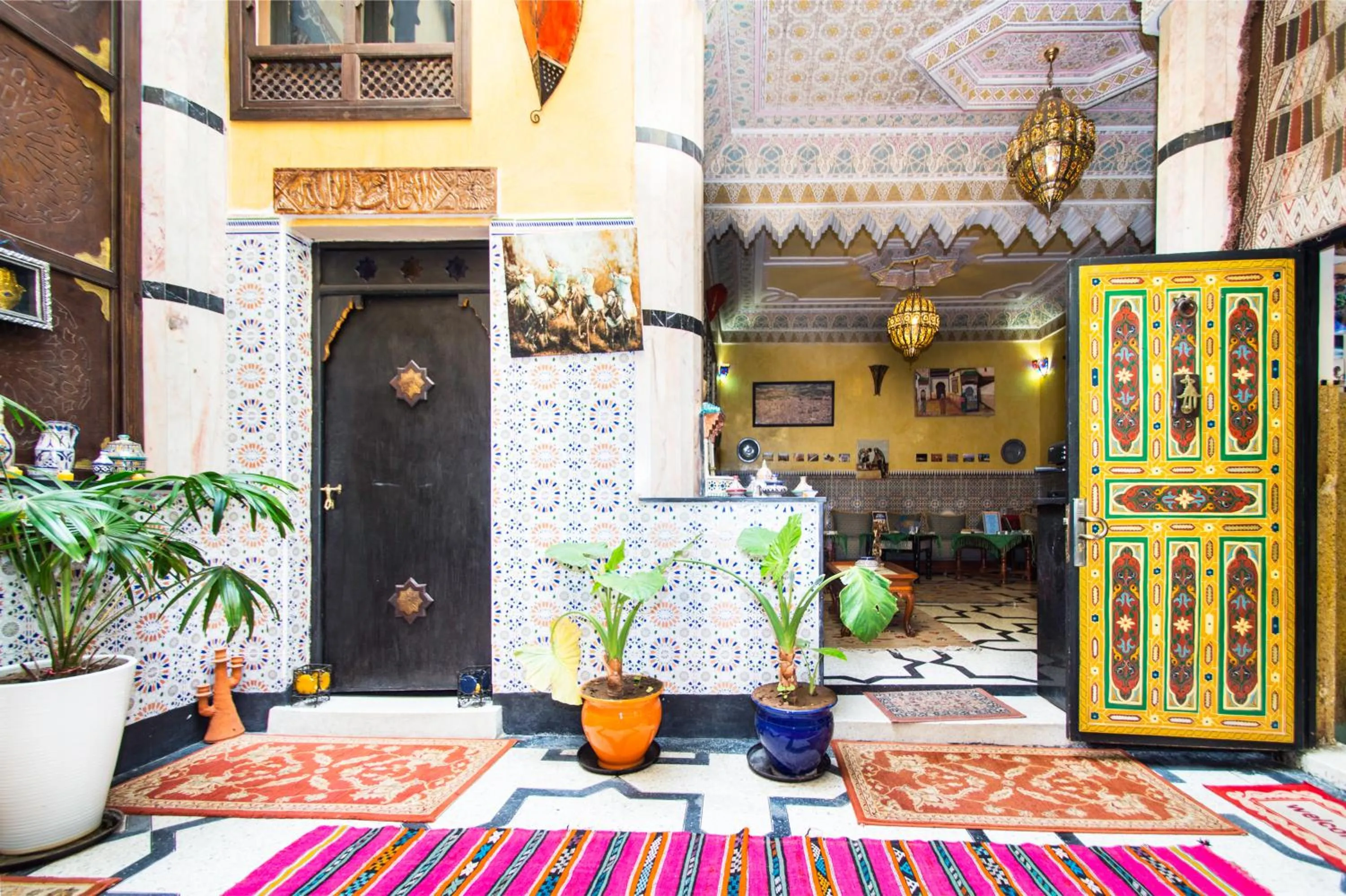 Communal lounge/ TV room in Dar Berrada-Ziat