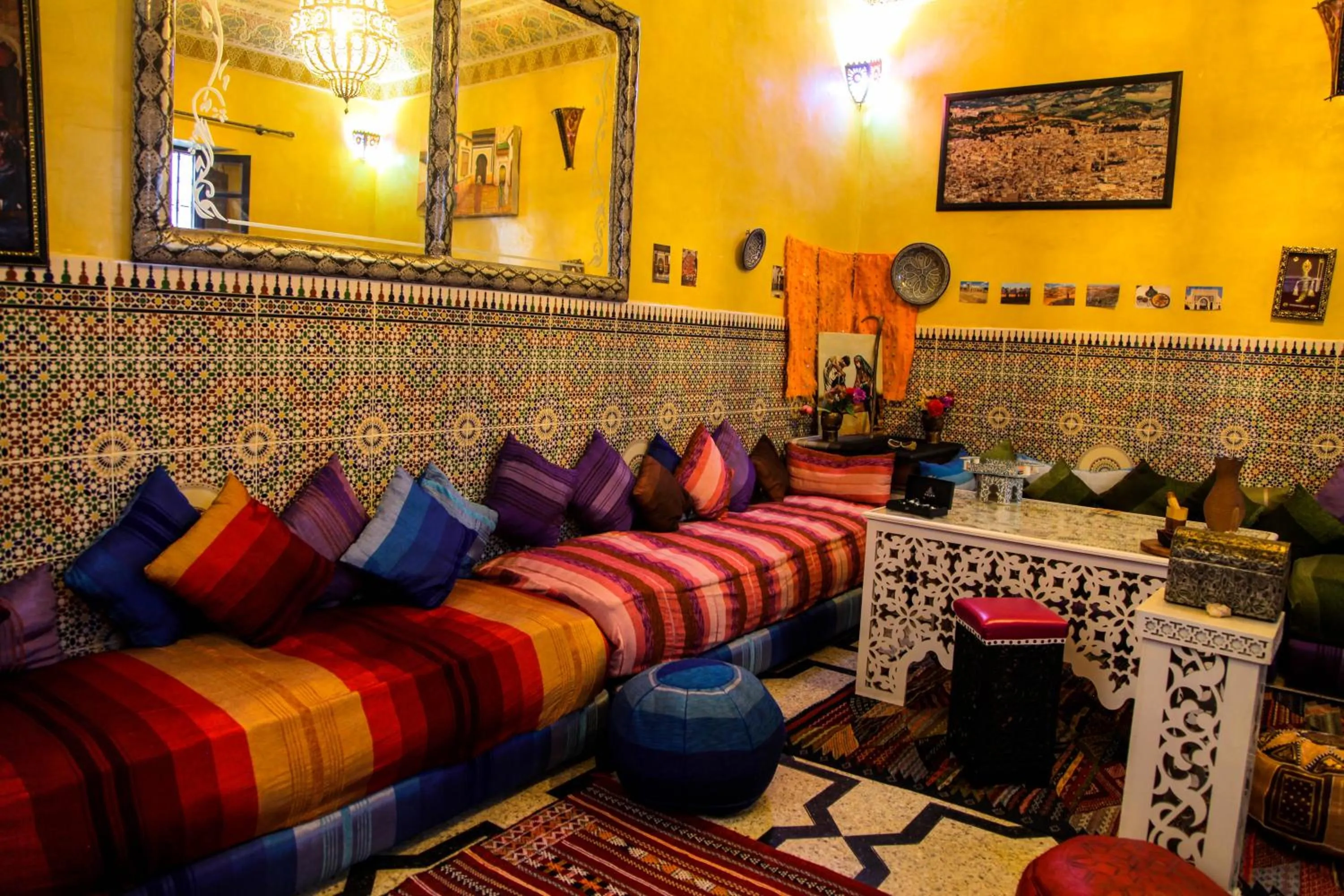 Living room in Dar Berrada-Ziat