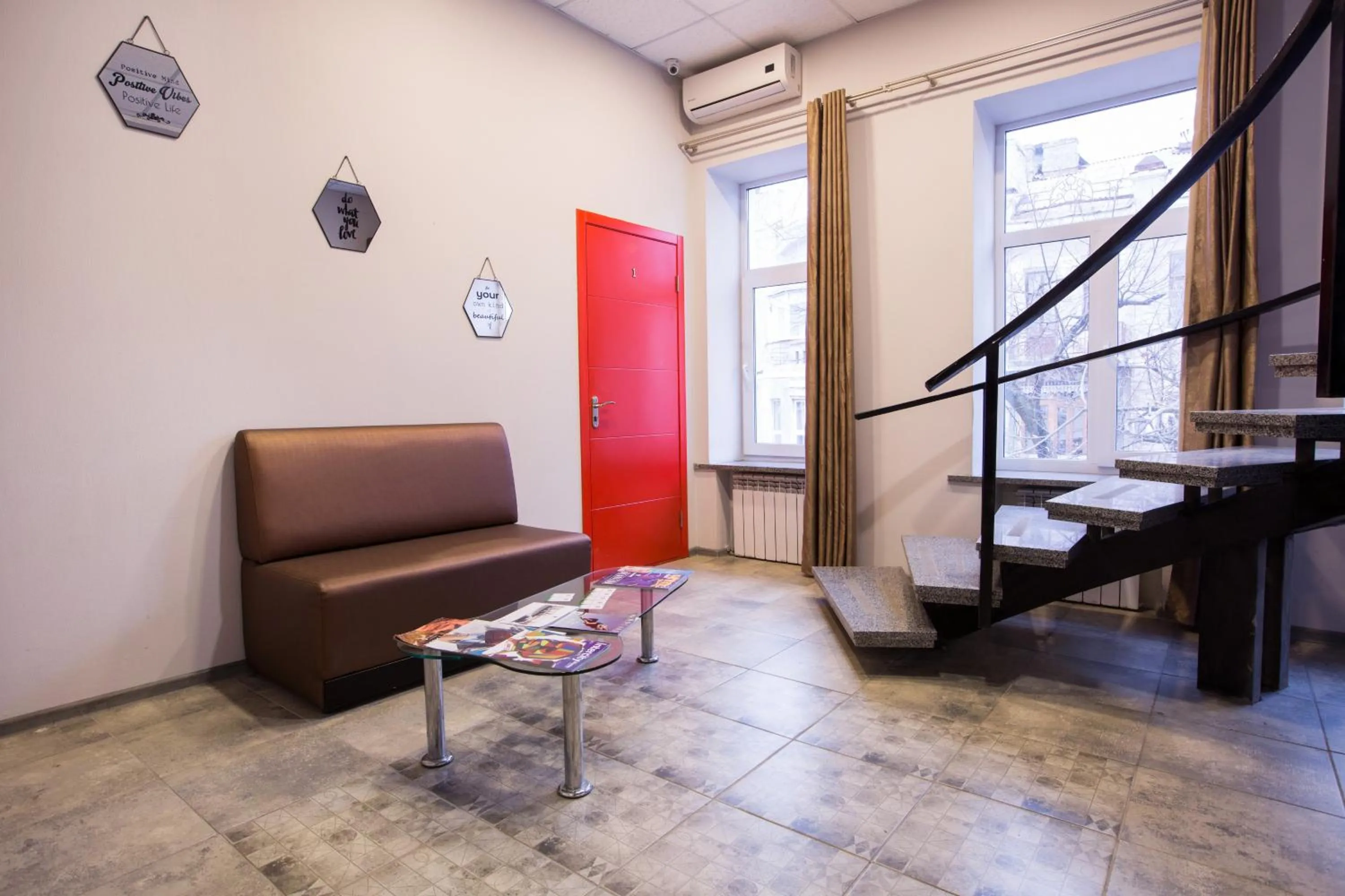 Lobby or reception in Pushkinskaya Apartments