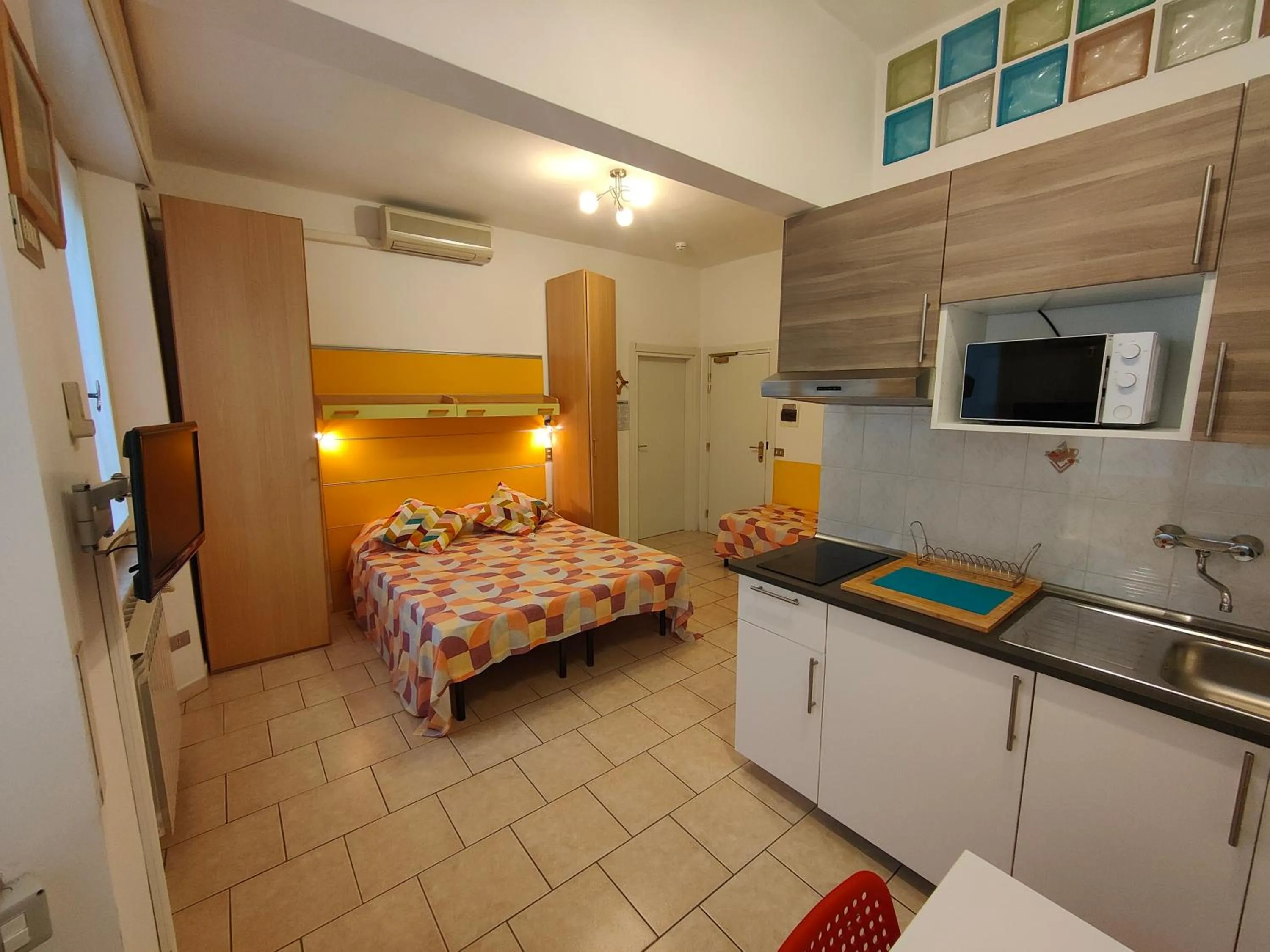 View (from property/room), Bed in Residence Hotel Vittoria