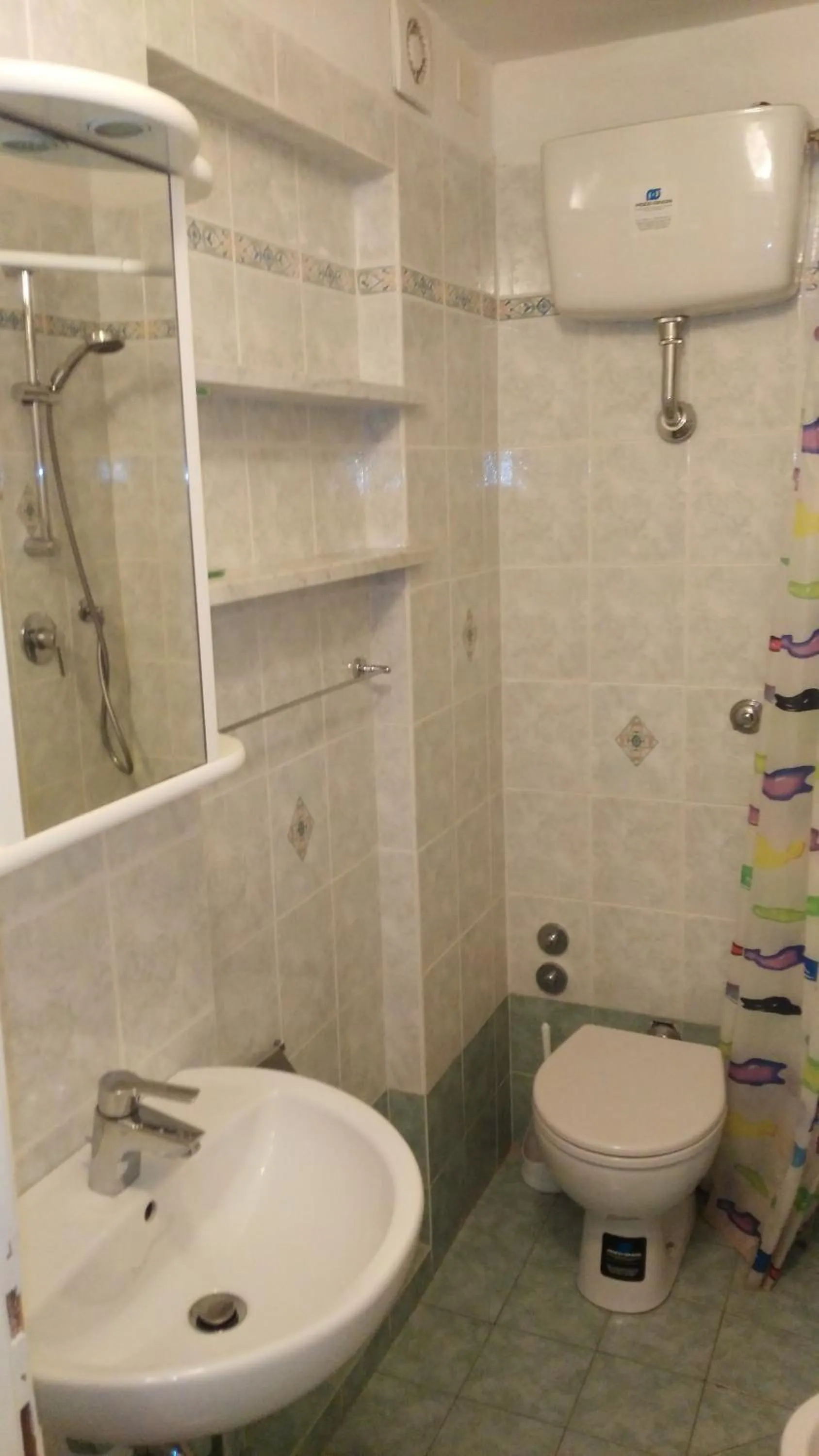 Bathroom in Residence Hotel Vittoria