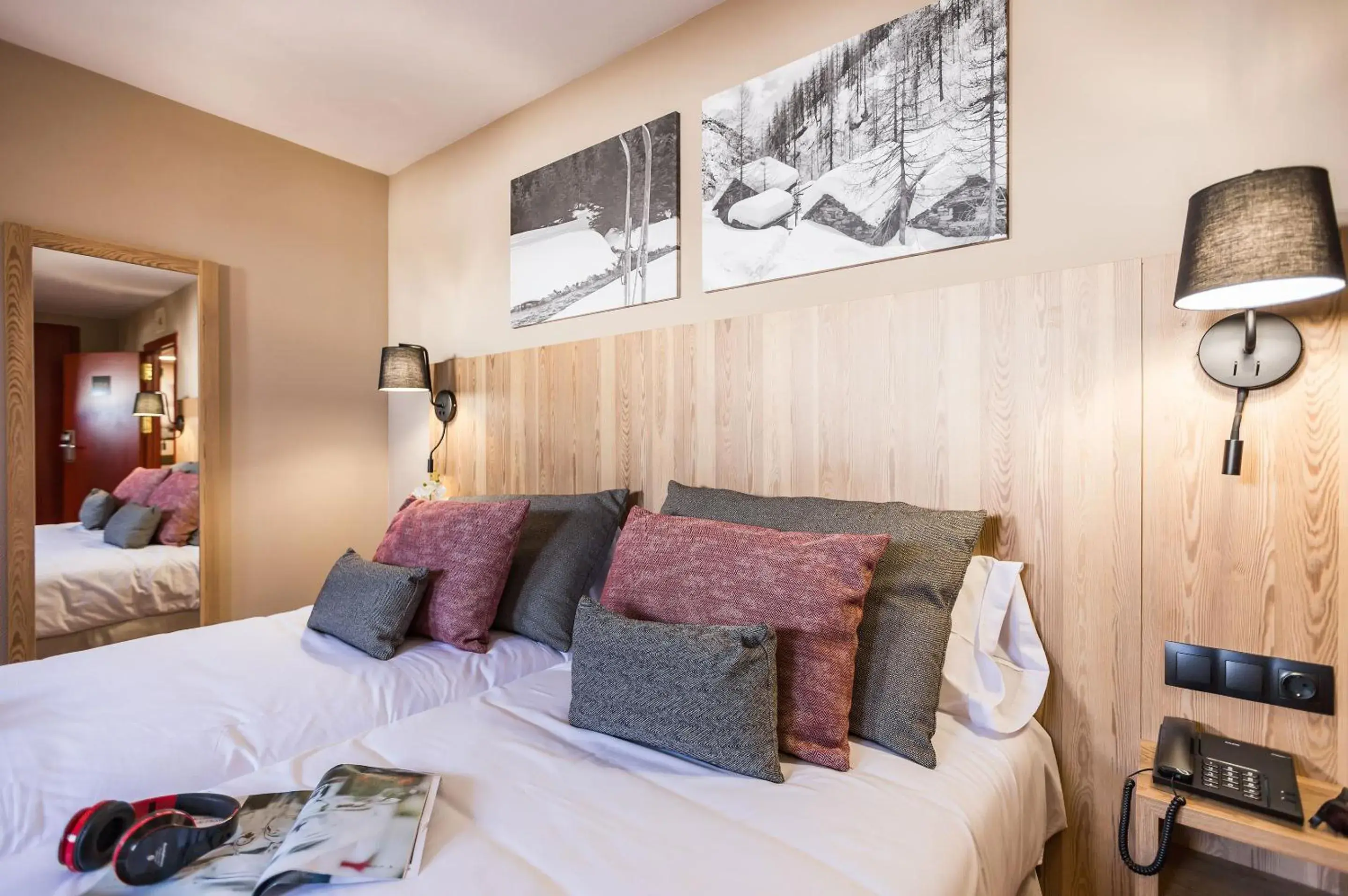 Bed in Hotel Grand Pas by Nexta Bed in Hotel Grand Pas by Nexta