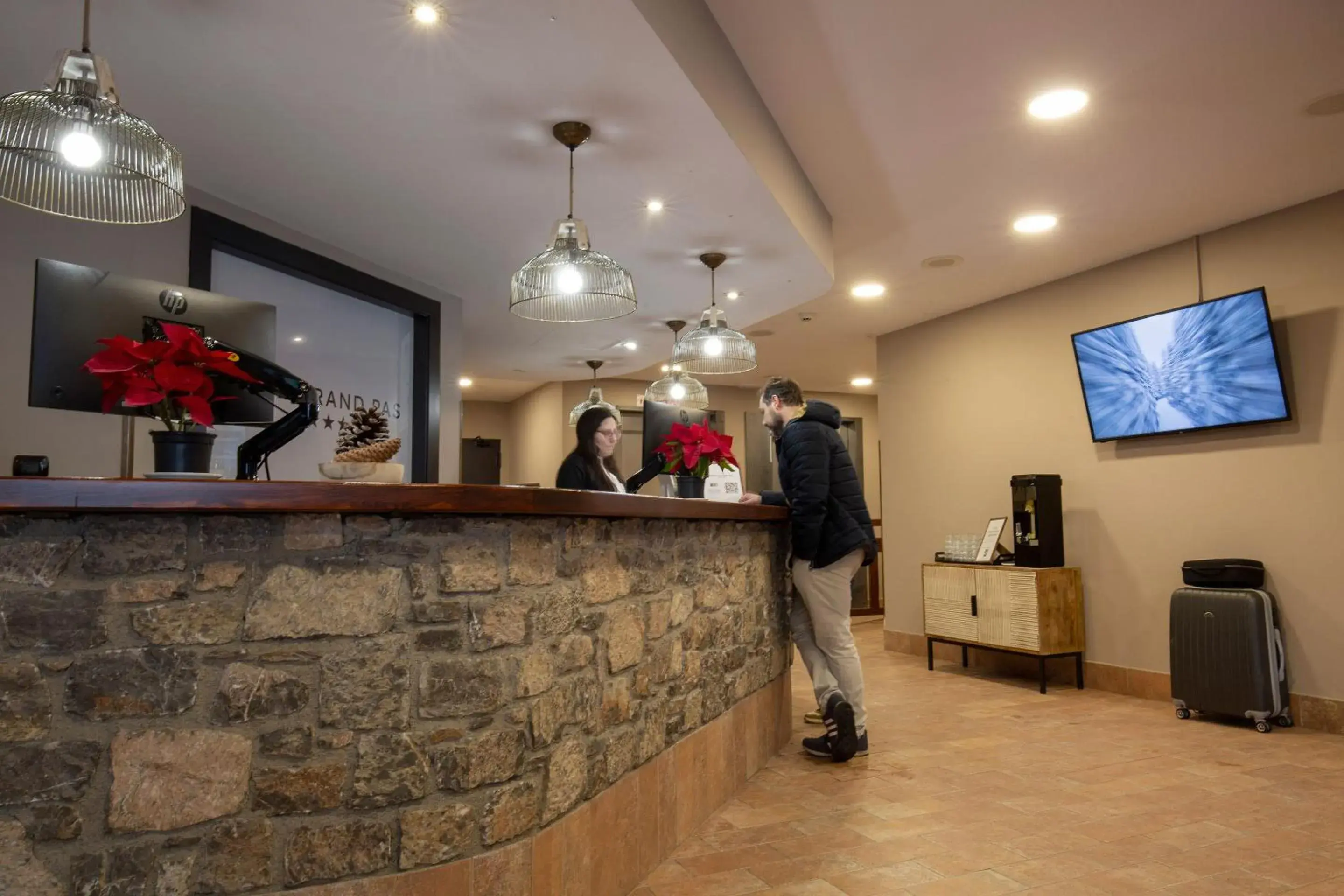Lobby or reception in Hotel Grand Pas by Nexta Lobby or reception in Hotel Grand Pas by Nexta