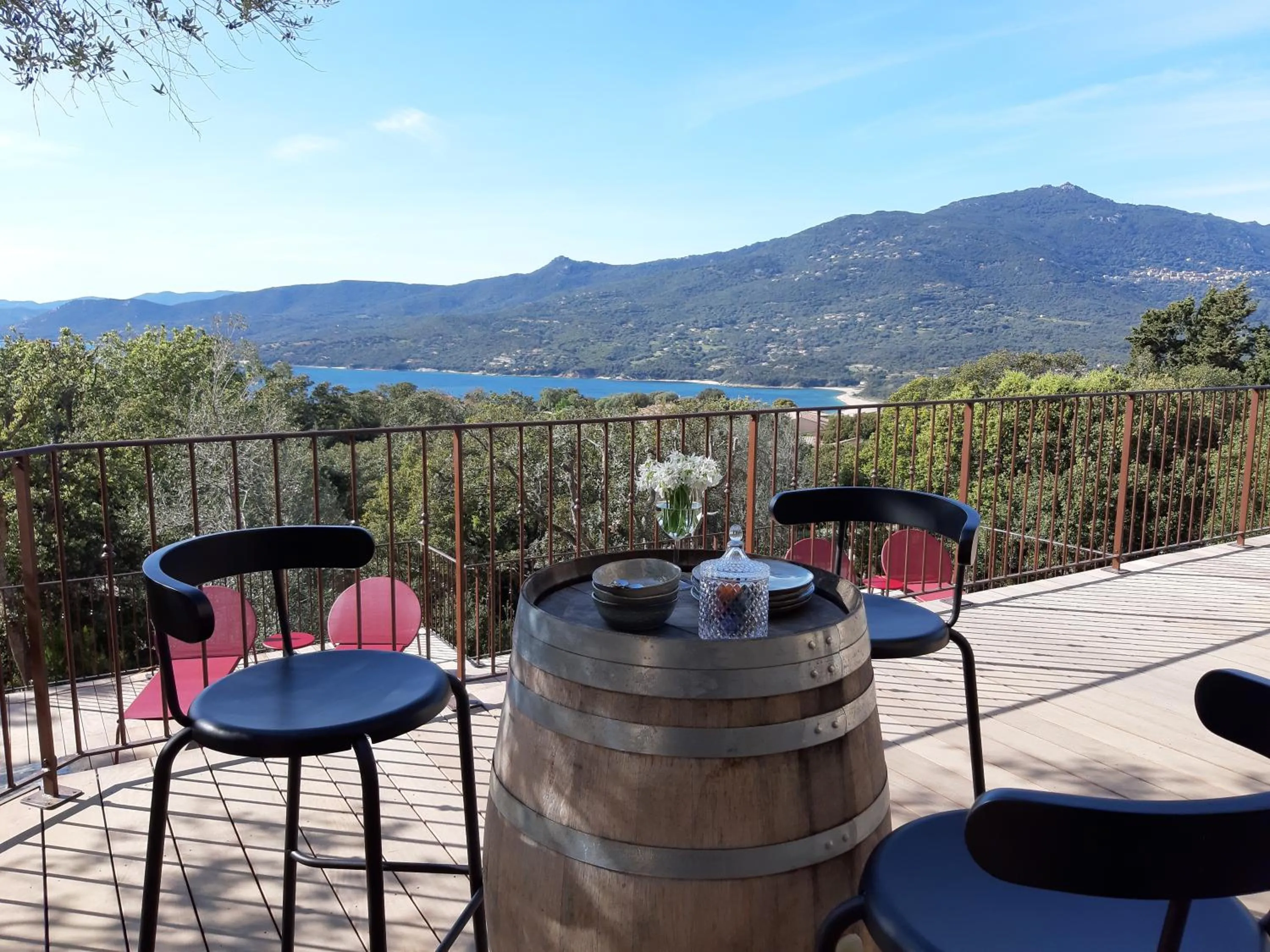 Patio in U Castellu, l' hôtel particulier