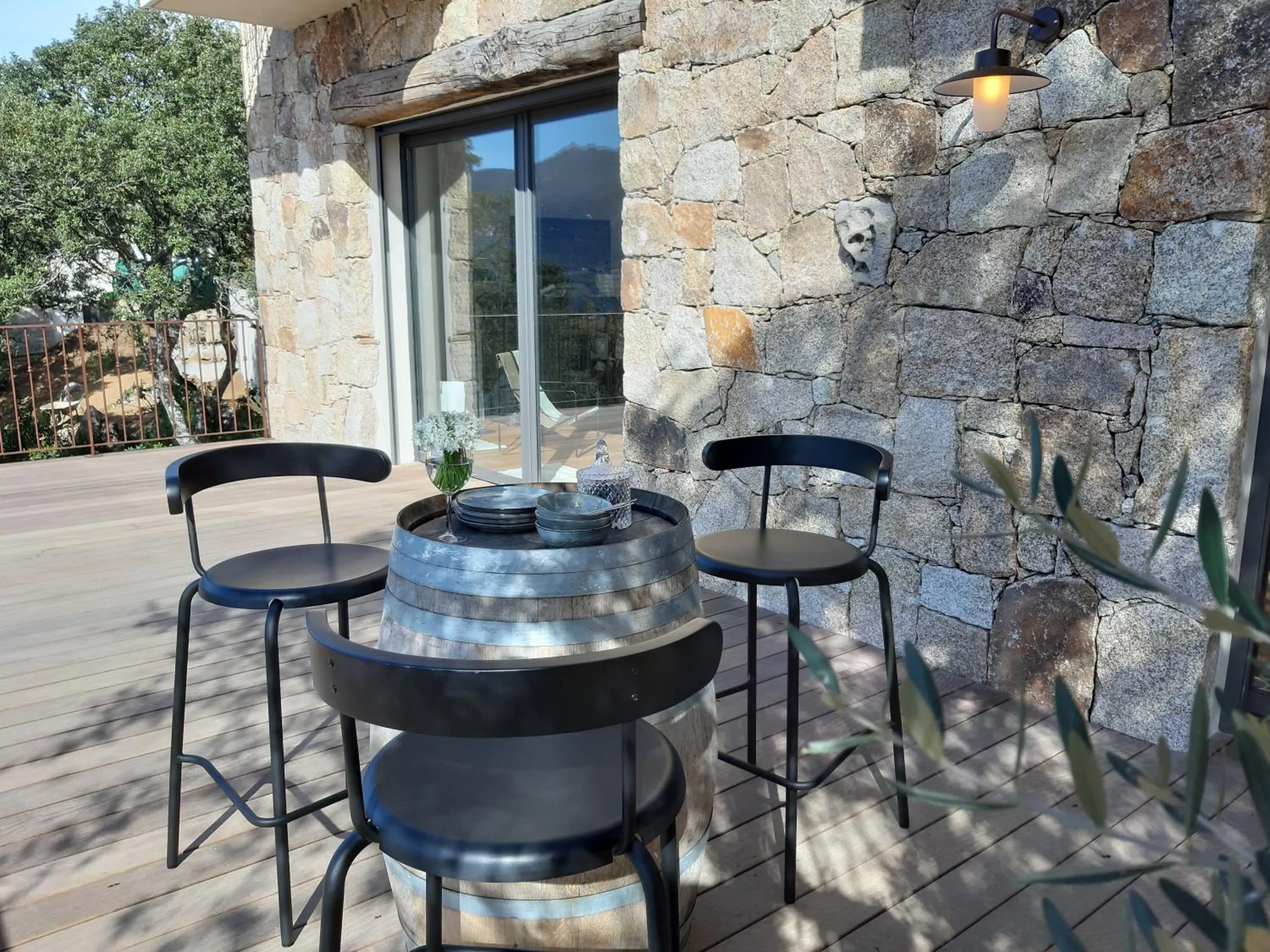 Patio in U Castellu, l' hôtel particulier